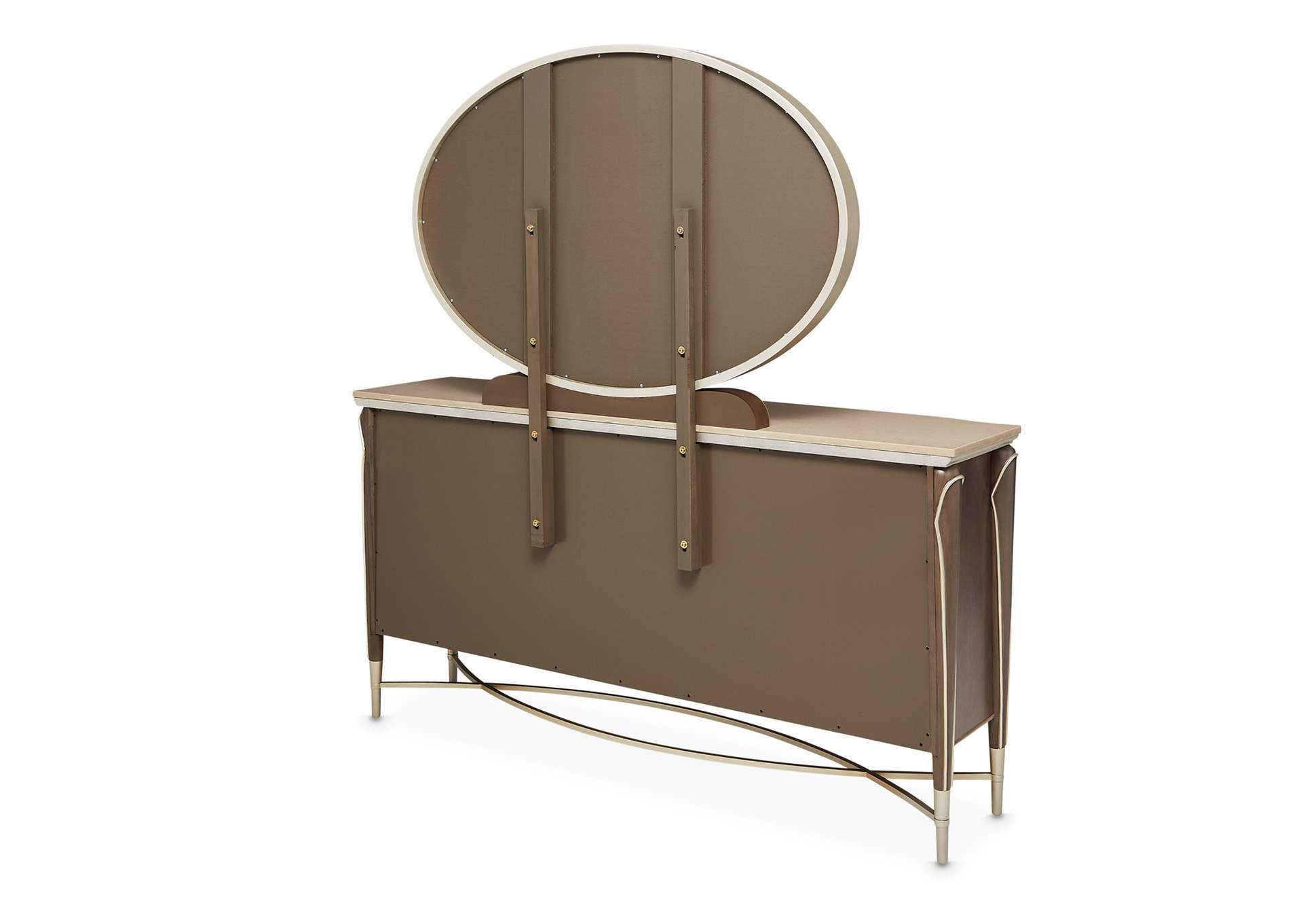Villa cherie Dresser and Mirror - Hazelnut image 5
