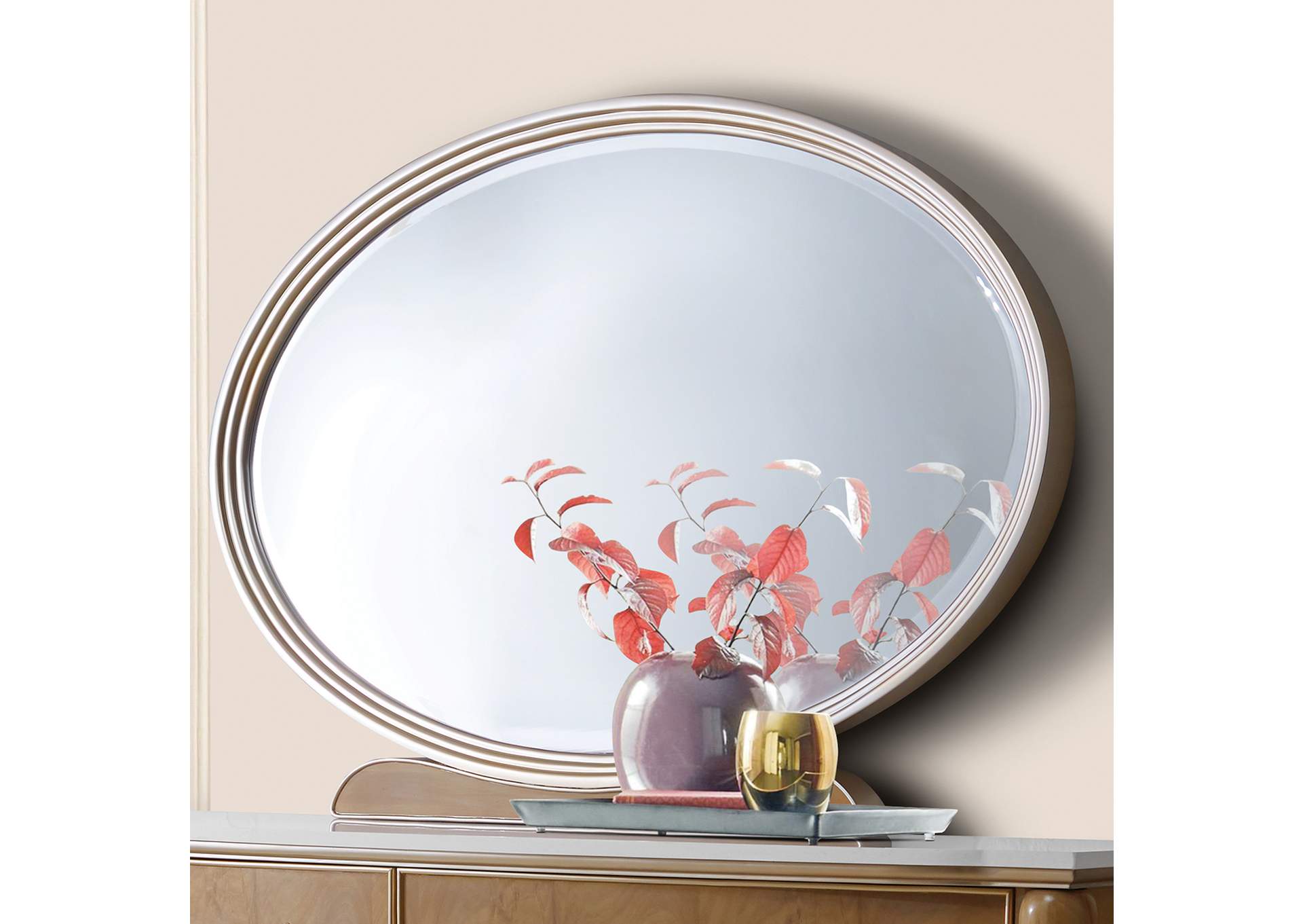Villa Cherie Dresser Mirror - Caramel image 5