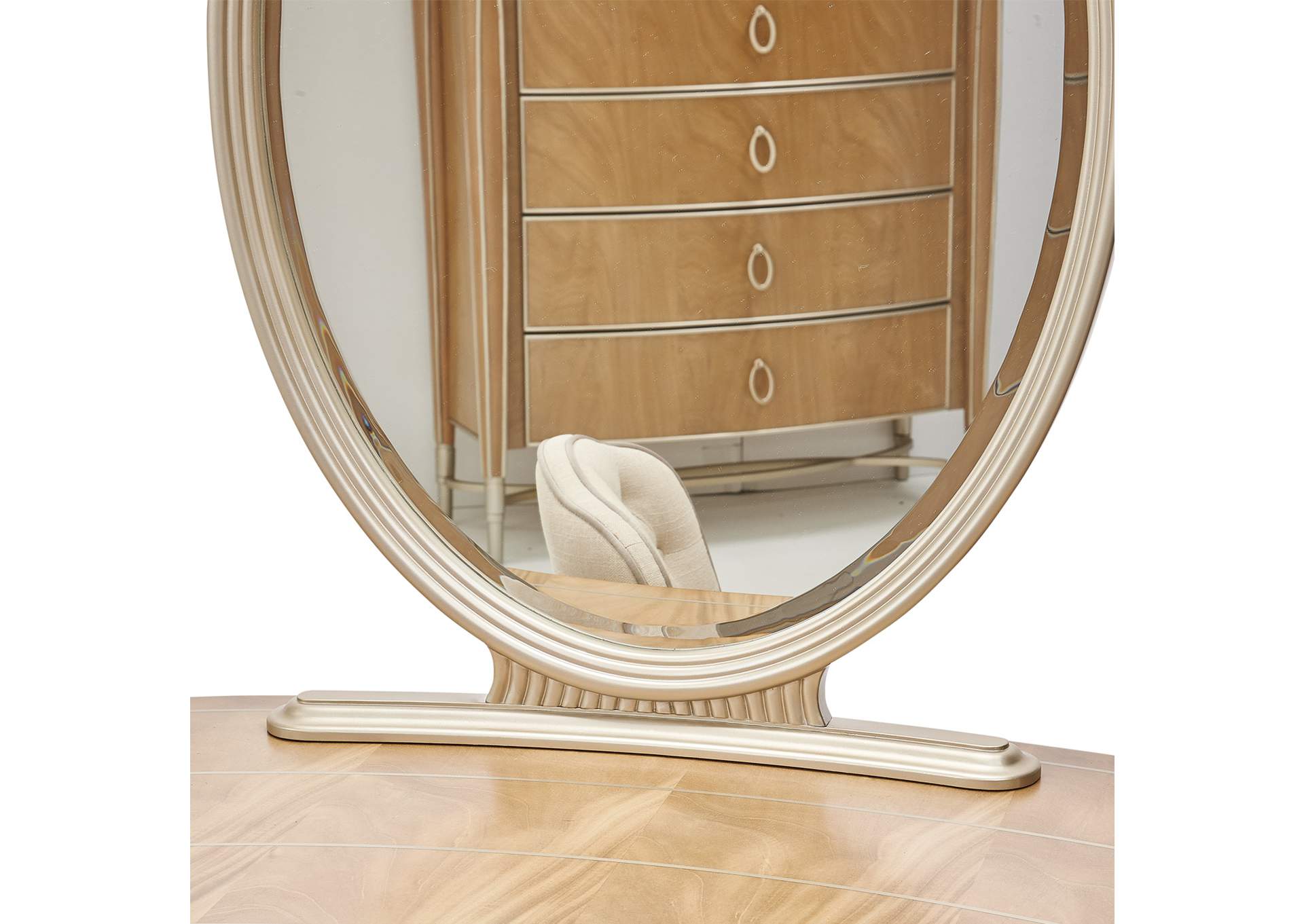 Villa Cherie Vanity Mirror - Chardonnay image 3