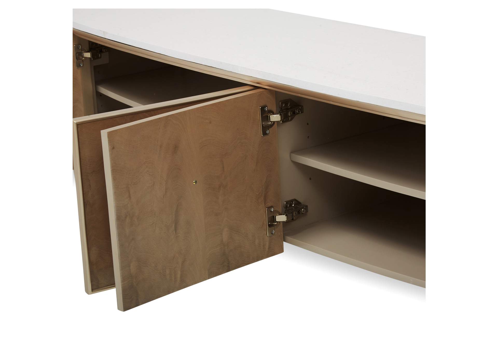 Villa Cherie Media Cabinet - Caramel image 5