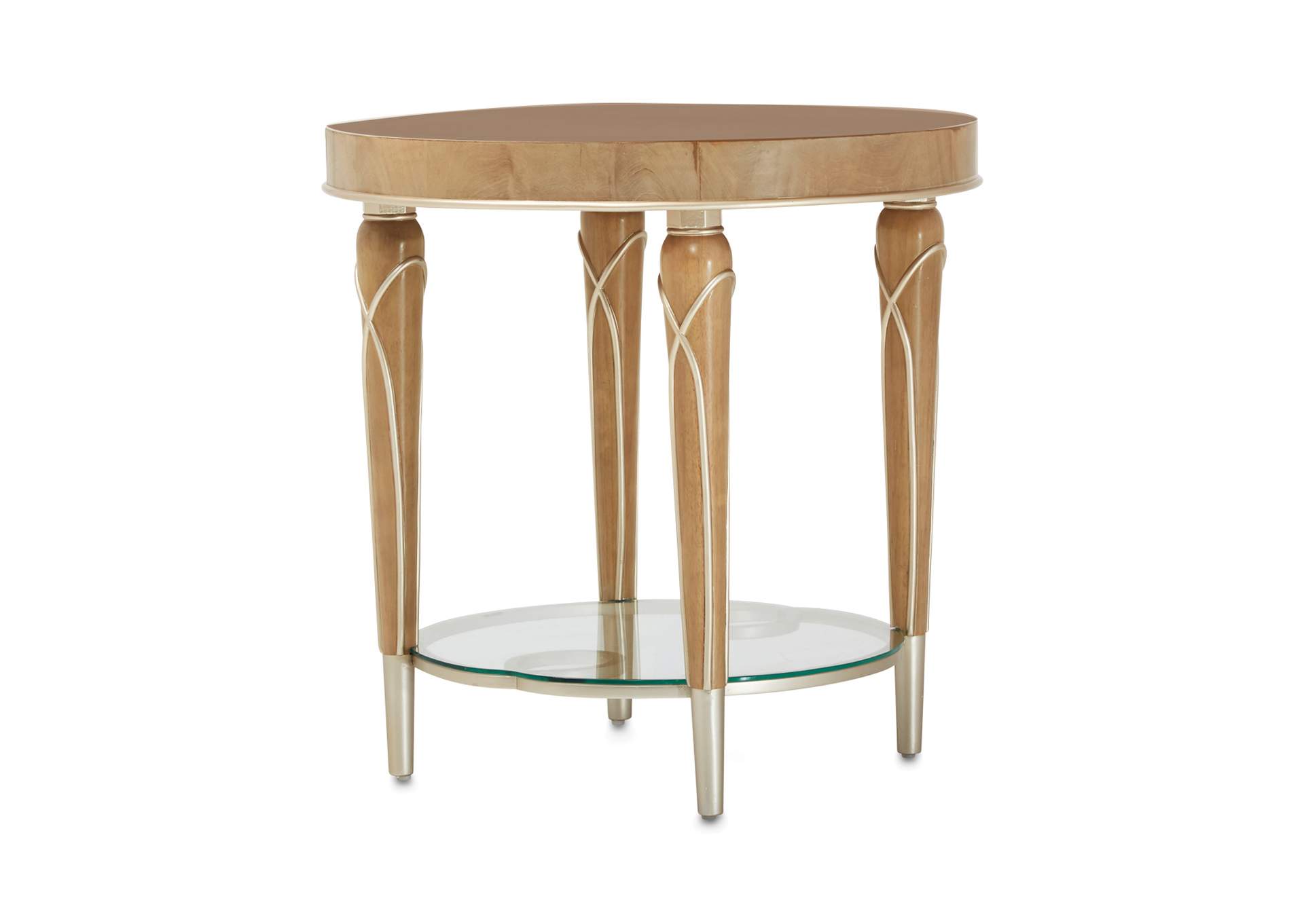 Villa Cherie End Table - Caramel image 1