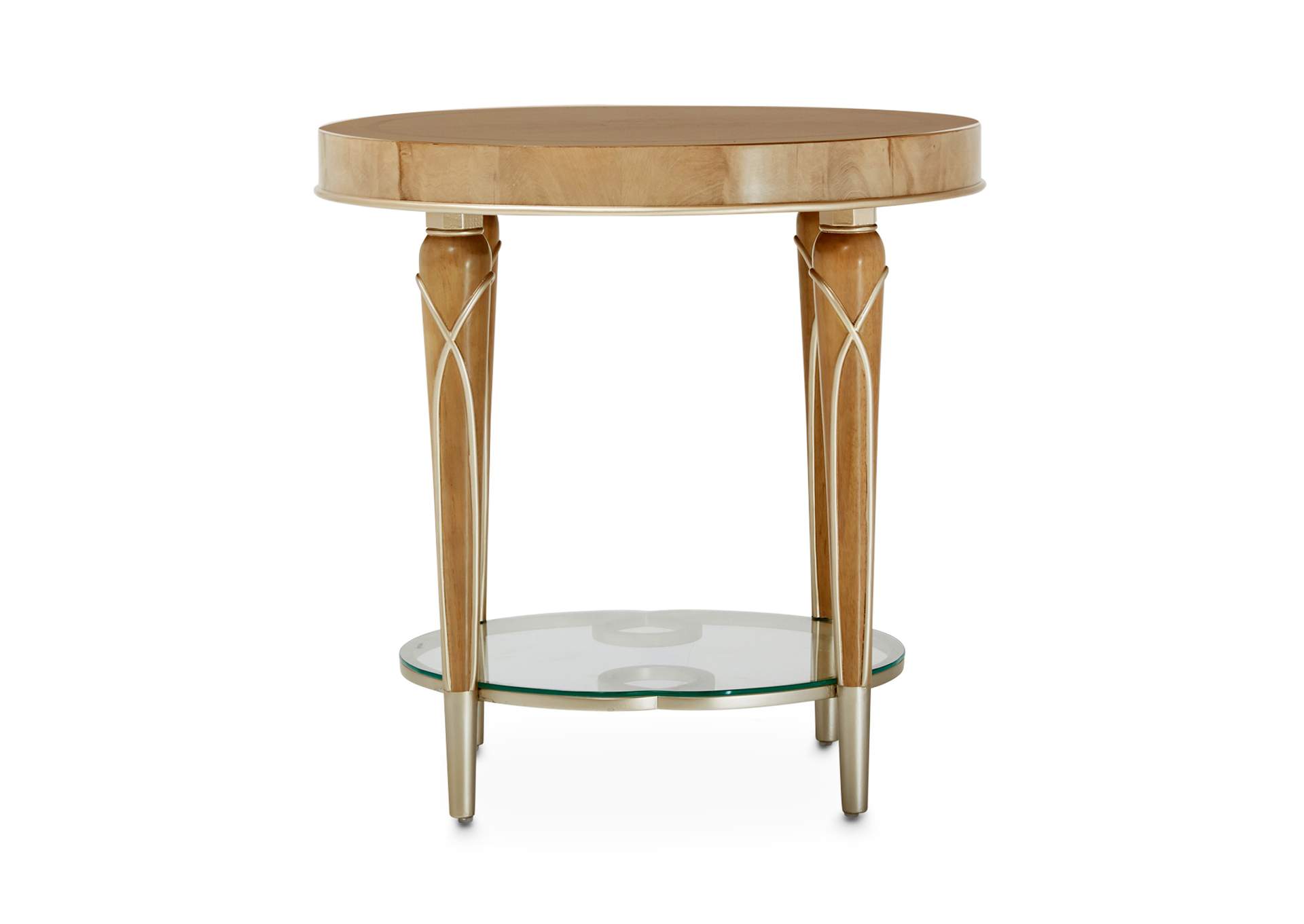 Villa Cherie End Table - Caramel image 3