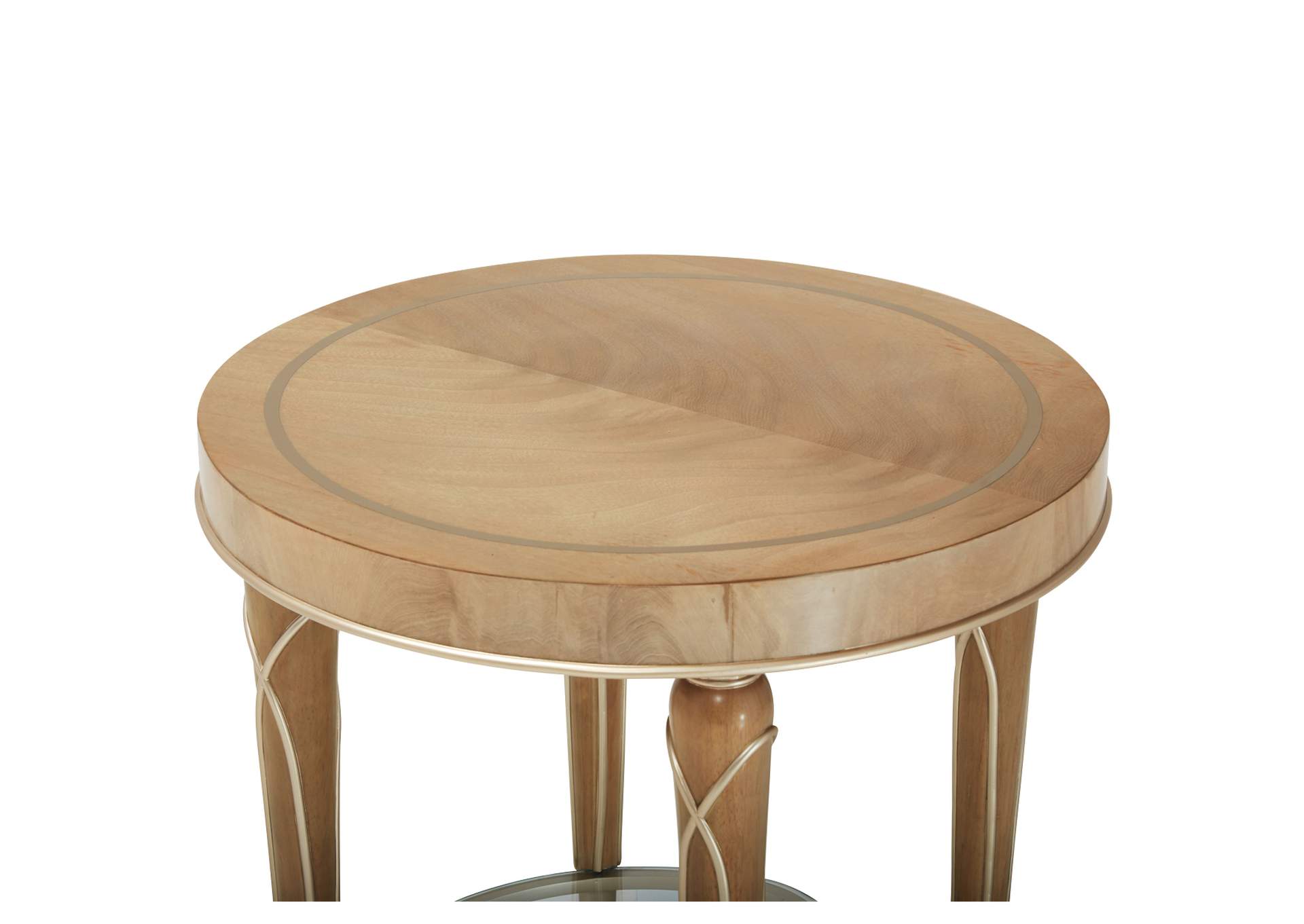 Villa Cherie End Table - Caramel image 4
