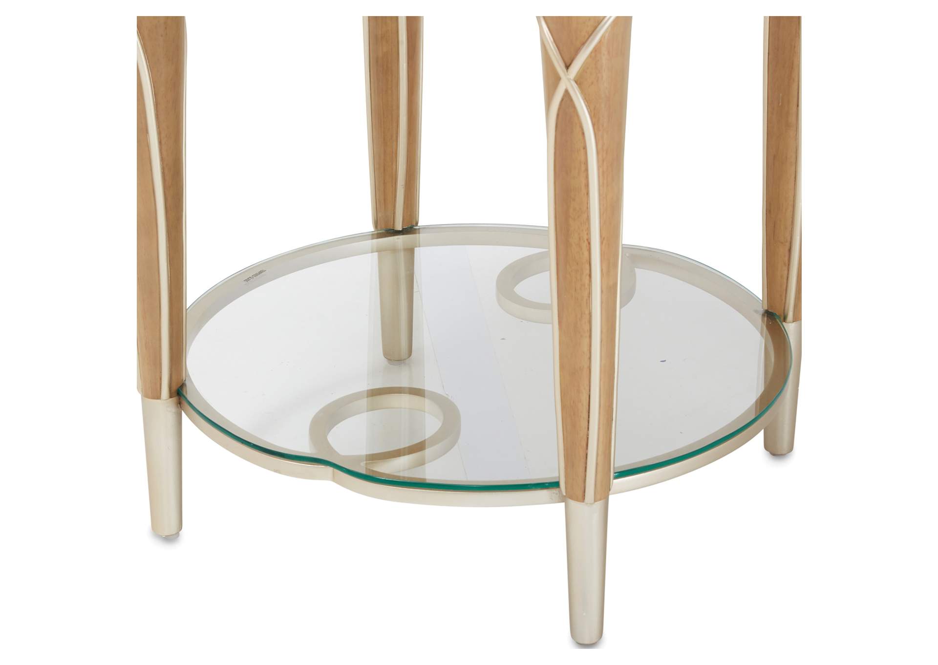 Villa Cherie End Table - Caramel image 5