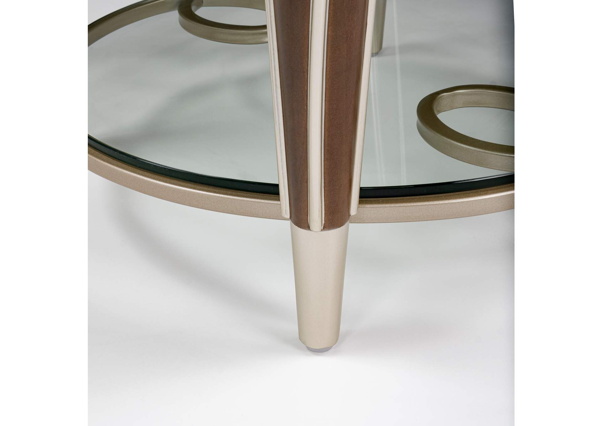 Villa Cherie End Table - Hazelnut image 7
