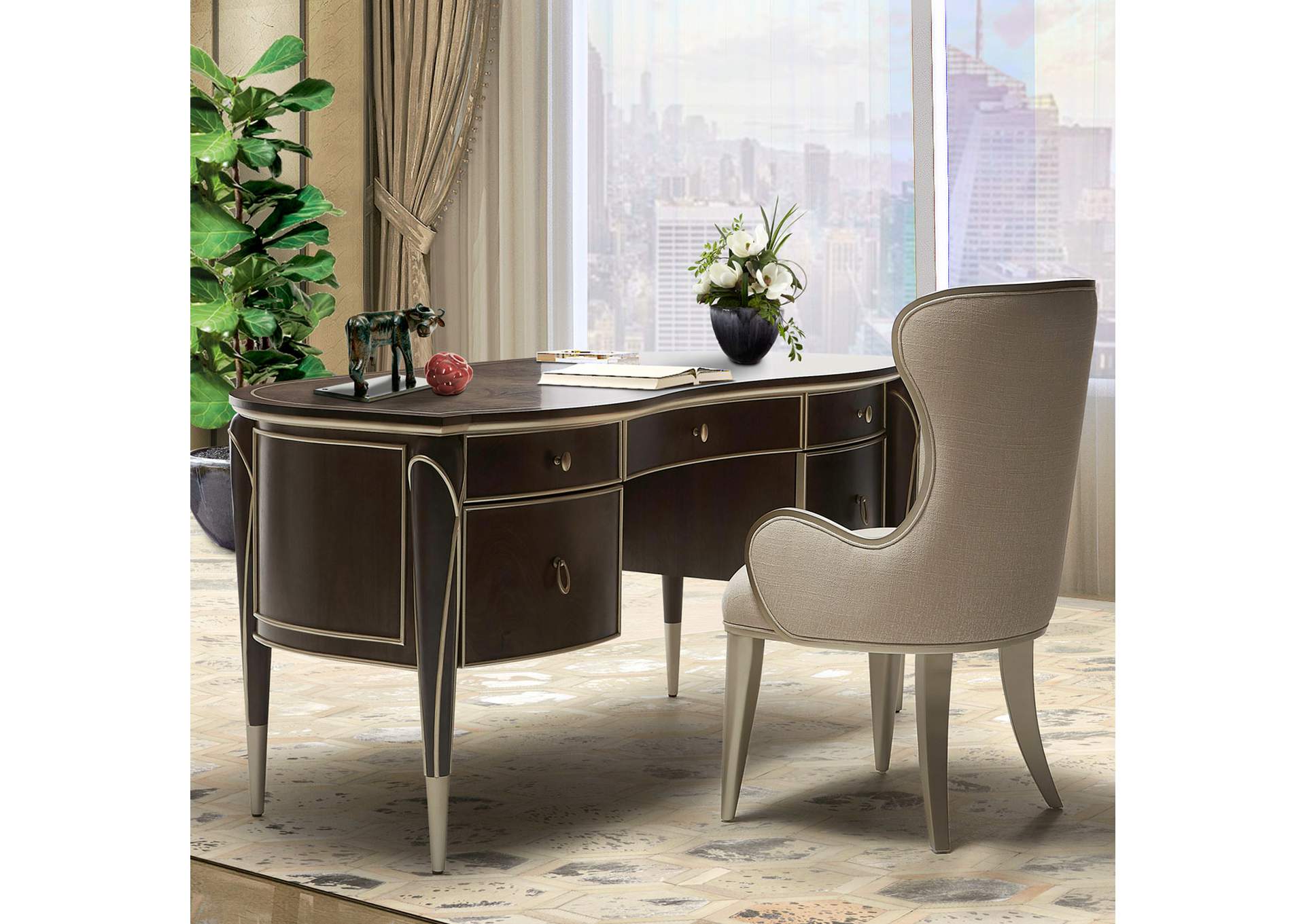Villa cherie Desk - Hazelnut image 5