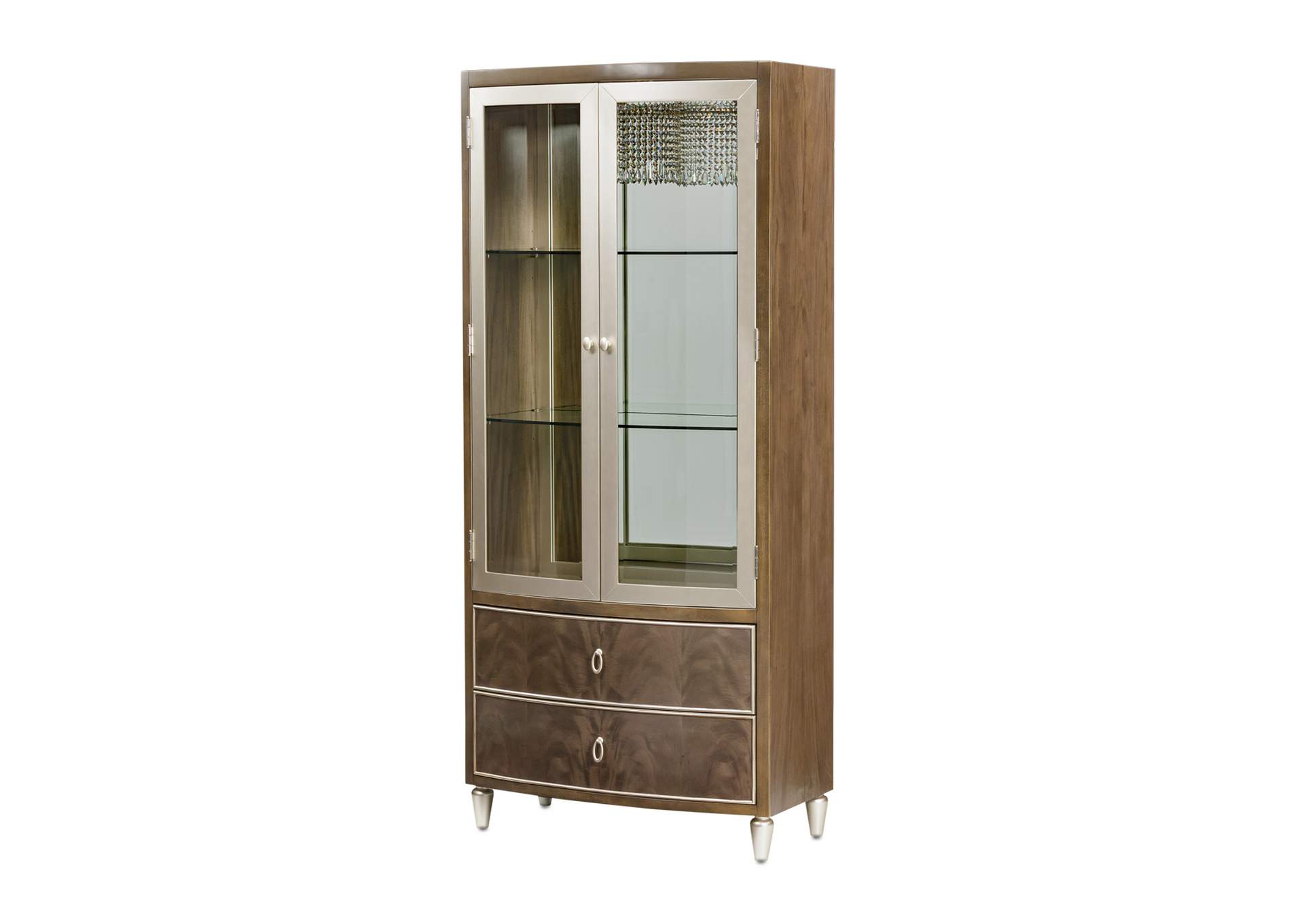 Villa cherie Display Cabinet - Hazelnut image 3