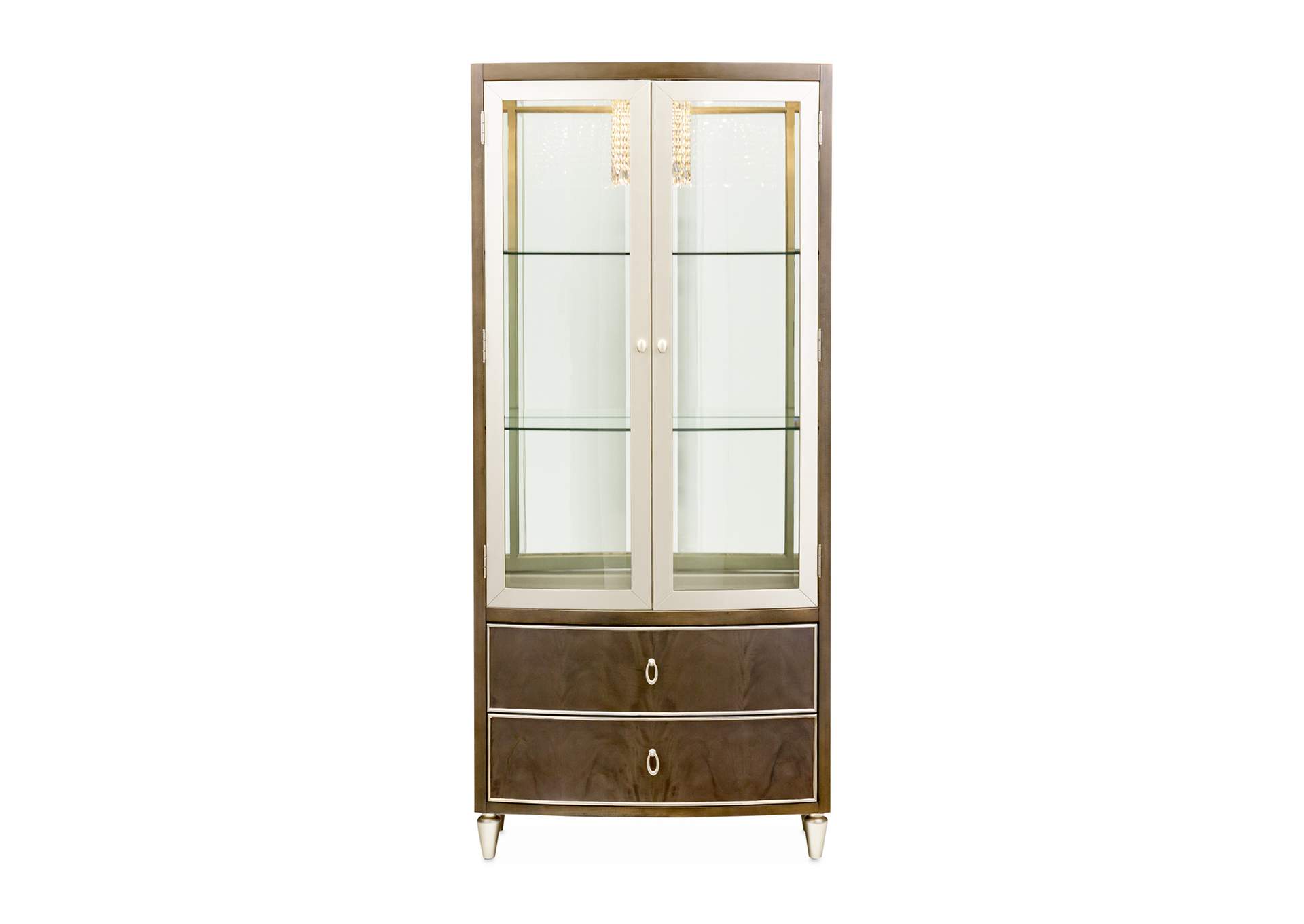 Villa cherie Display Cabinet - Hazelnut image 4