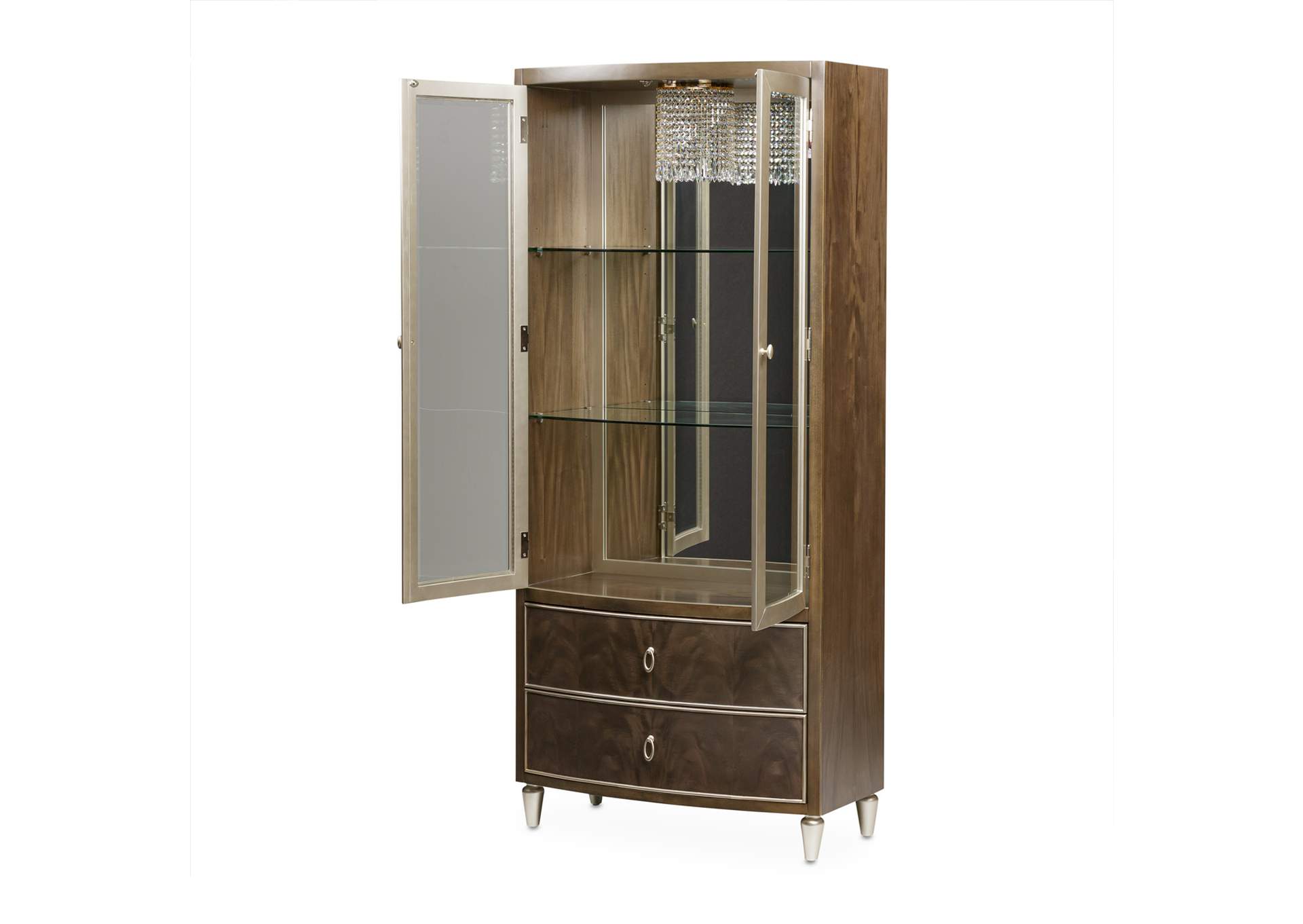 Villa cherie Display Cabinet - Hazelnut image 9