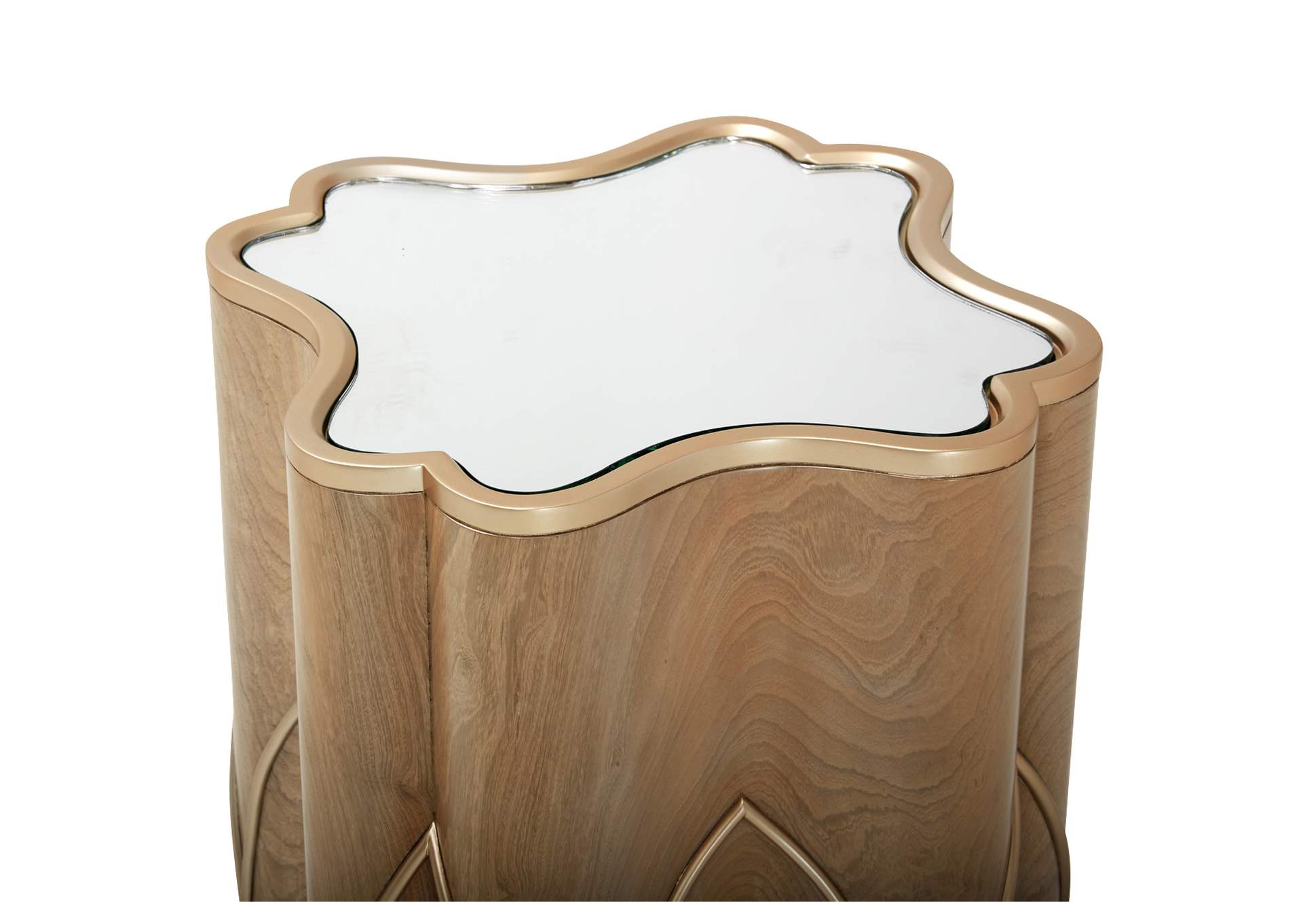 Villa Cherie Chairside Table - Caramel image 4