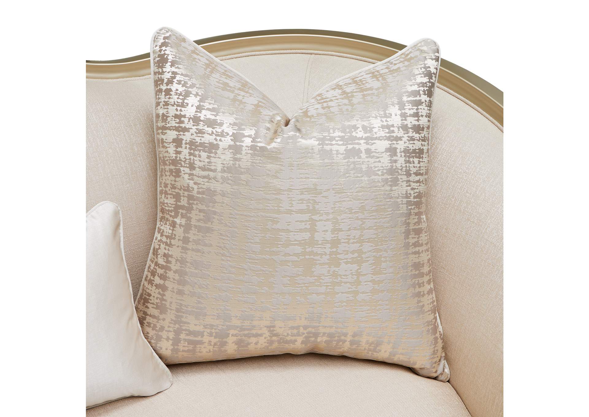 Villa Cherie Loveseat - Pearl and Caramel image 21