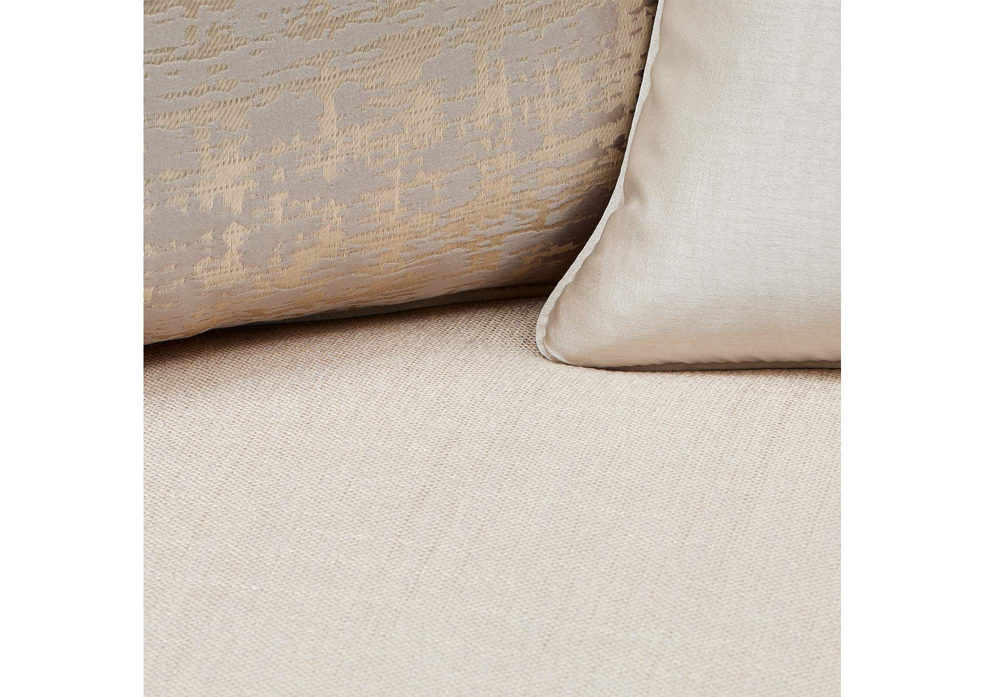 Villa Cherie Loveseat - Pearl and Caramel image 19