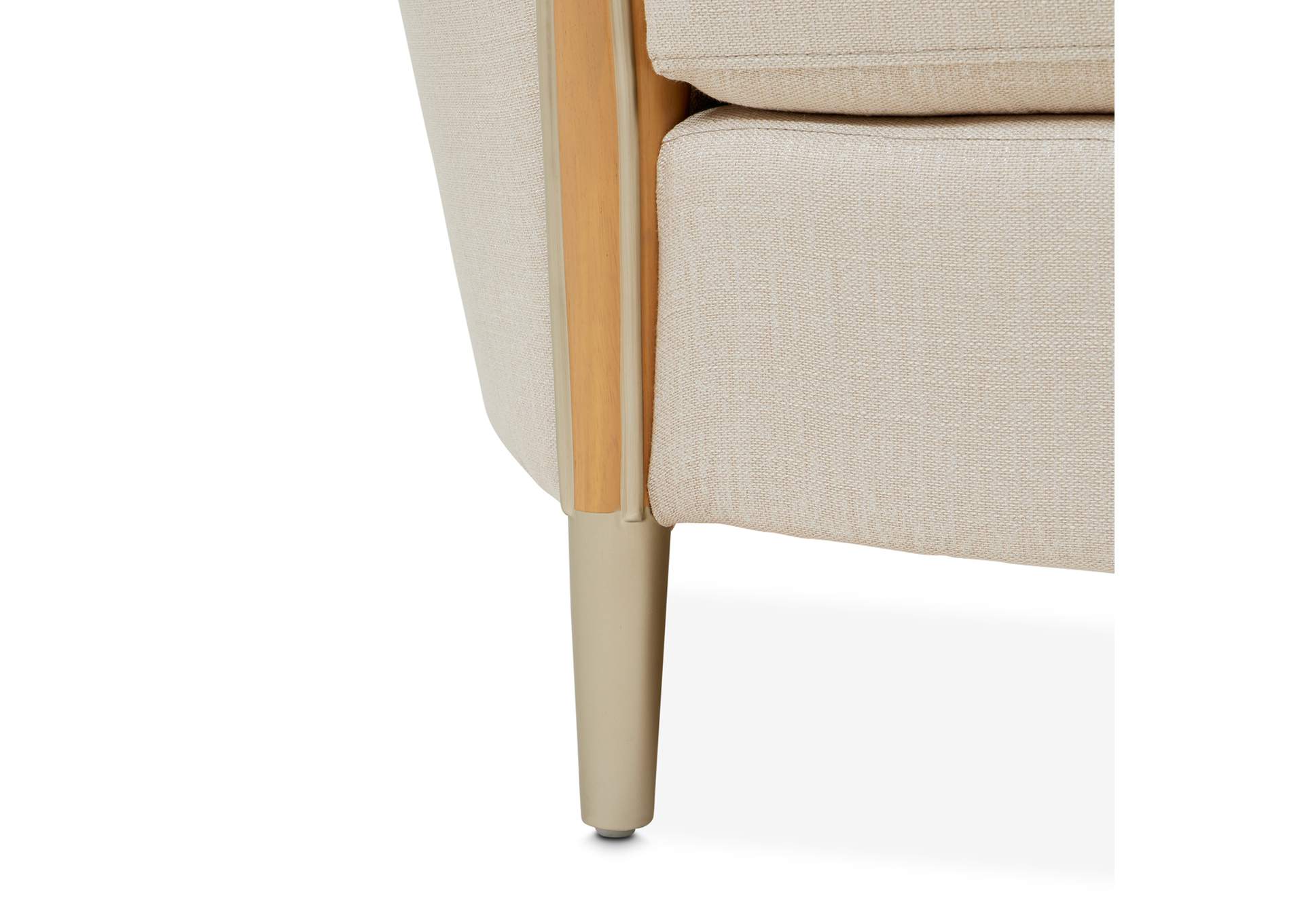 Villa Cherie Loveseat - Pearl and Caramel image 13