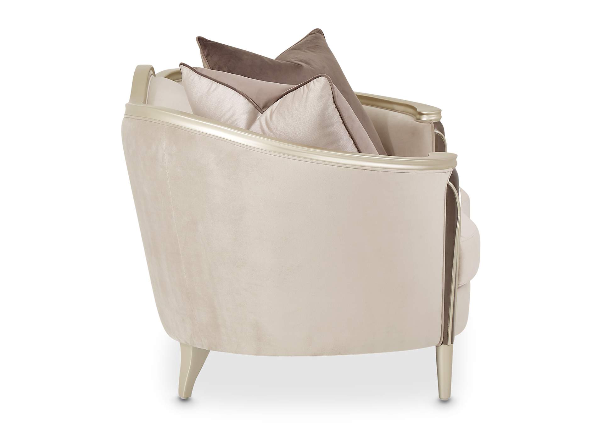 Villa Cherie Loveseat - Porcini and Hazelnut image 5
