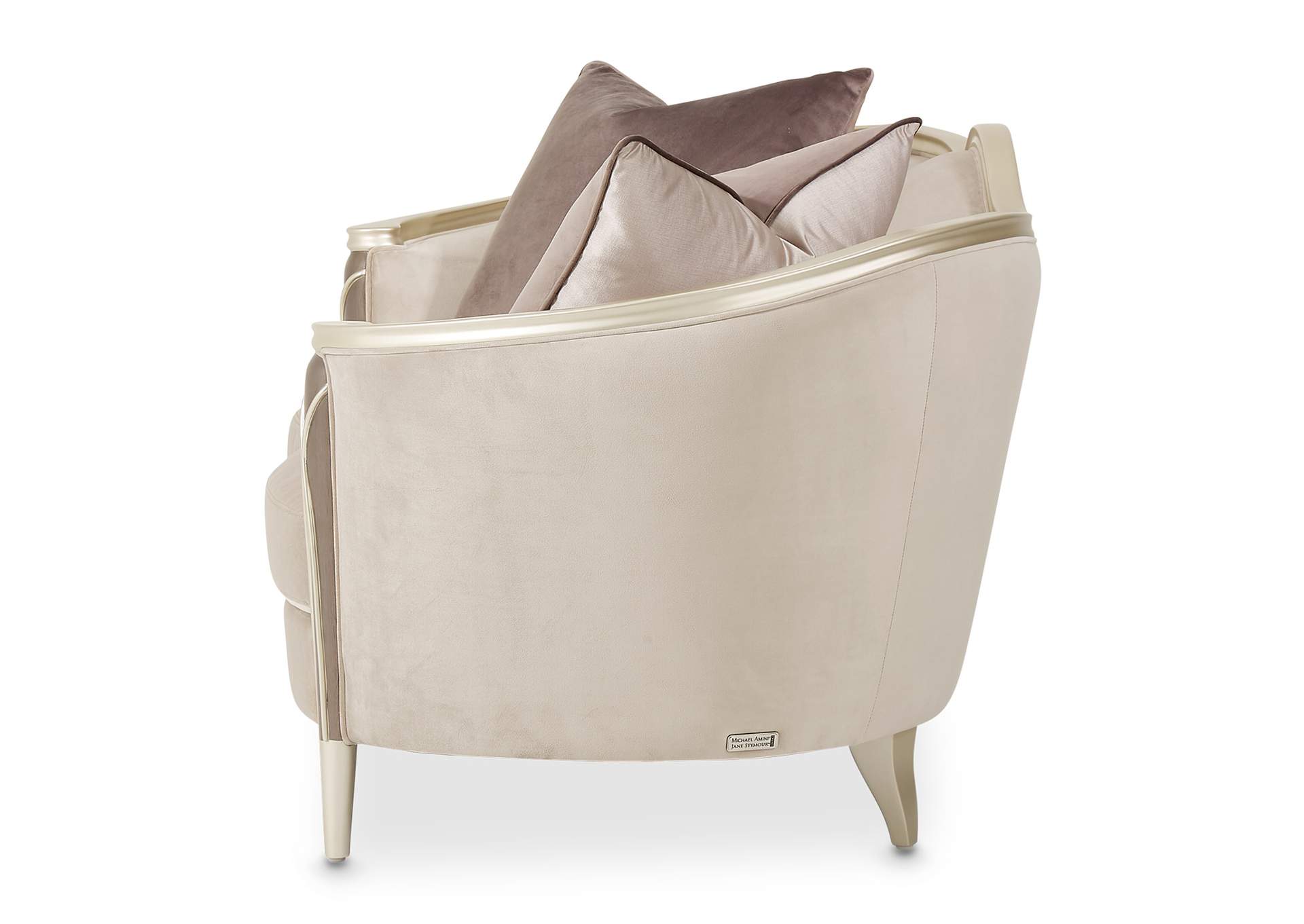 Villa Cherie Loveseat - Porcini and Hazelnut image 9