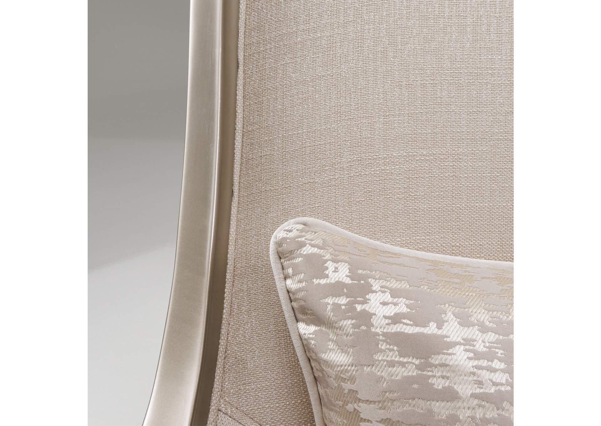Villa Cherie Accent Chair - Pearl and Caramel image 7