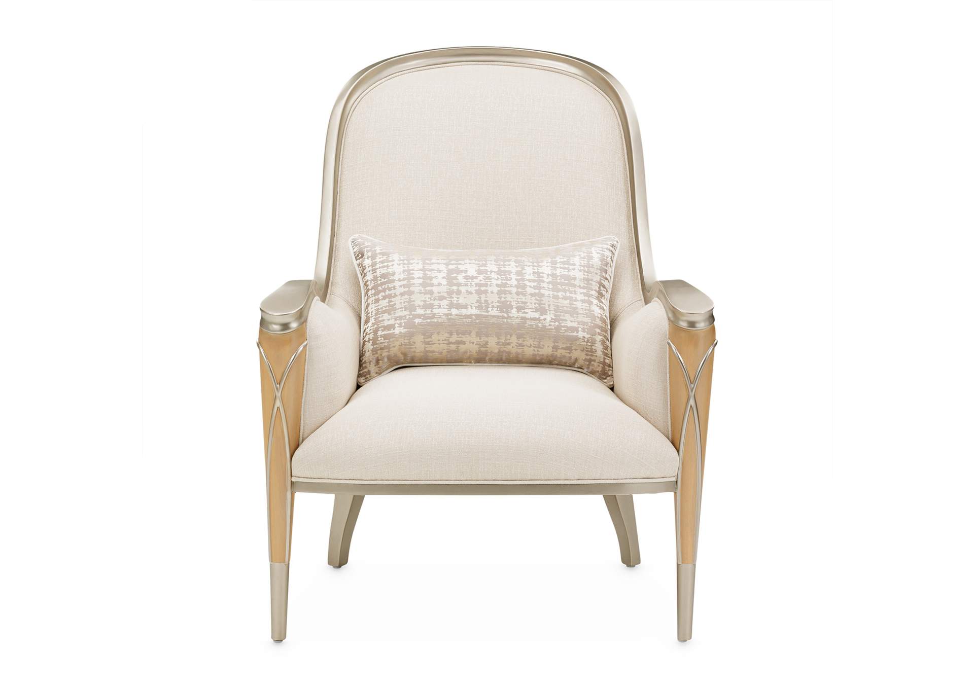 Villa Cherie Accent Chair - Pearl and Caramel image 9