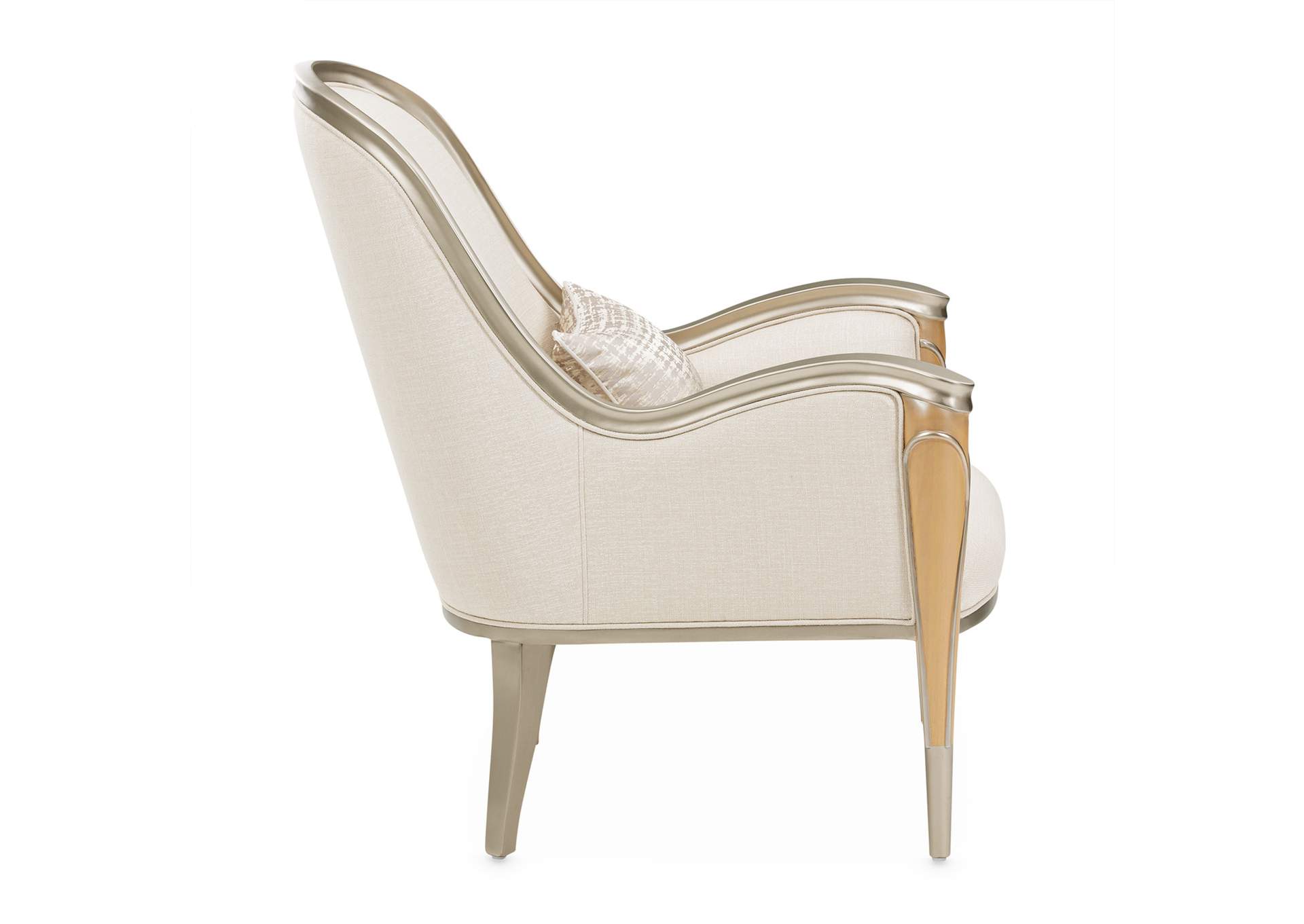 Villa Cherie Accent Chair - Pearl and Caramel image 10