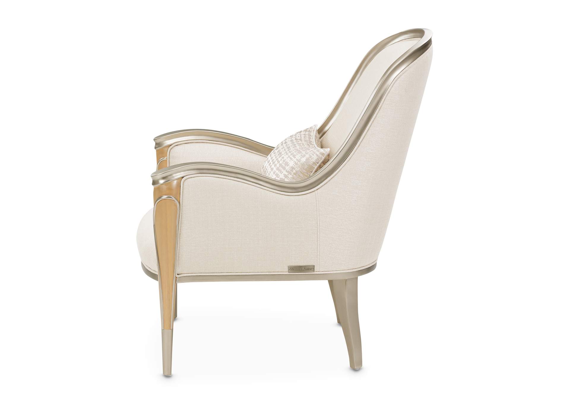 Villa Cherie Accent Chair - Pearl and Caramel image 14