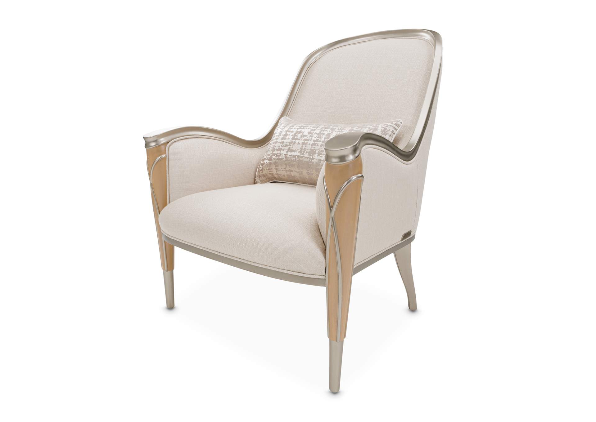 Villa Cherie Accent Chair - Pearl and Caramel image 15