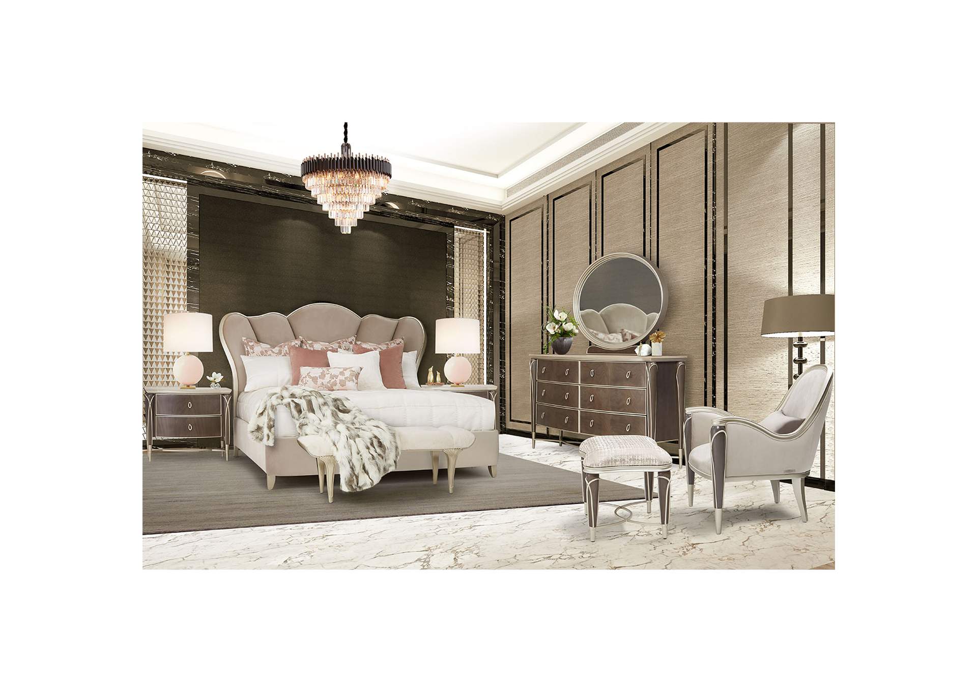 Villa Cherie Accent Chair - Porcini and Hazelnut image 12
