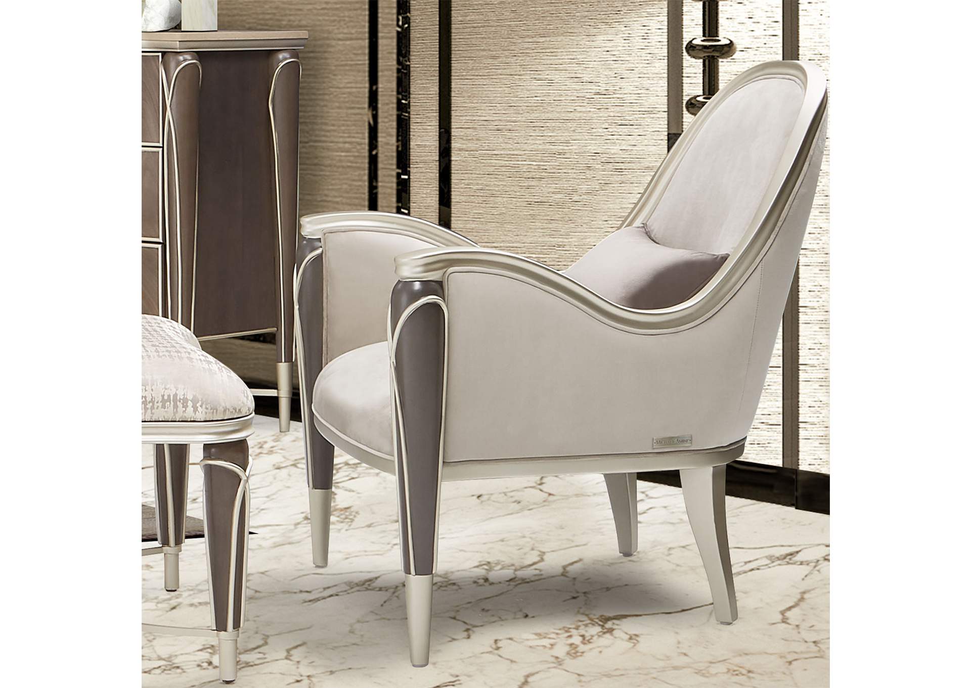 Villa Cherie Accent Chair - Porcini and Hazelnut image 17