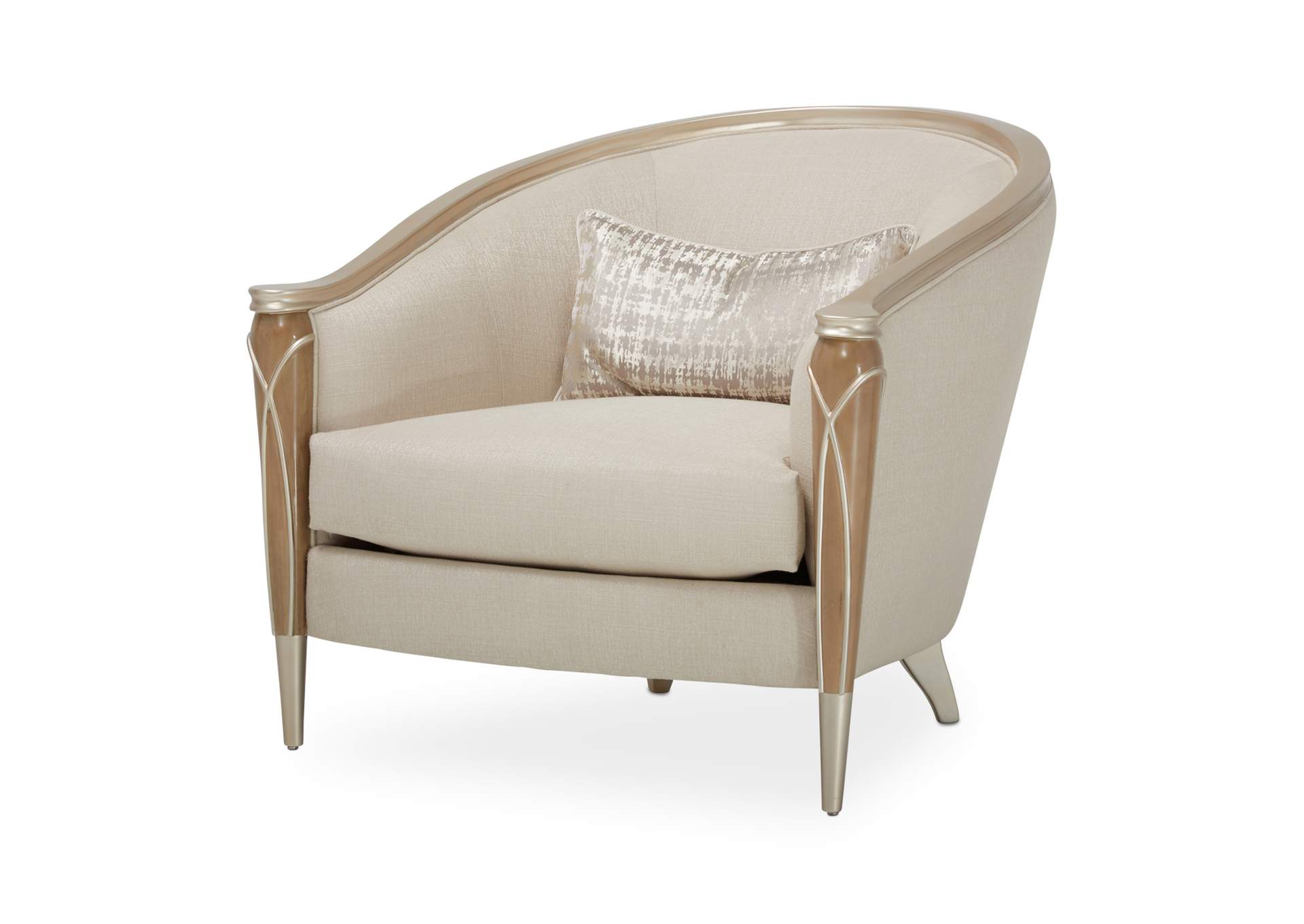 Villa Cherie Matching Chair - Pearl and Caramel image 1