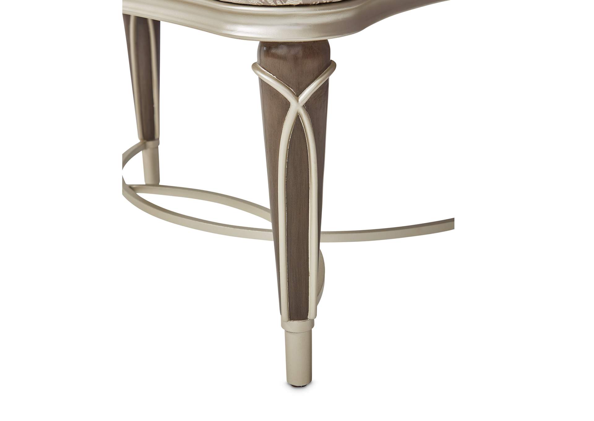 Villa Cherie Ottoman - Bisque and Hazelnut image 6