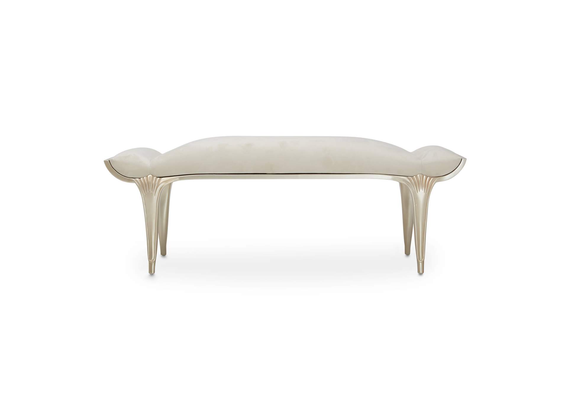 Villa Cherie Bed Bench - Caramel image 4