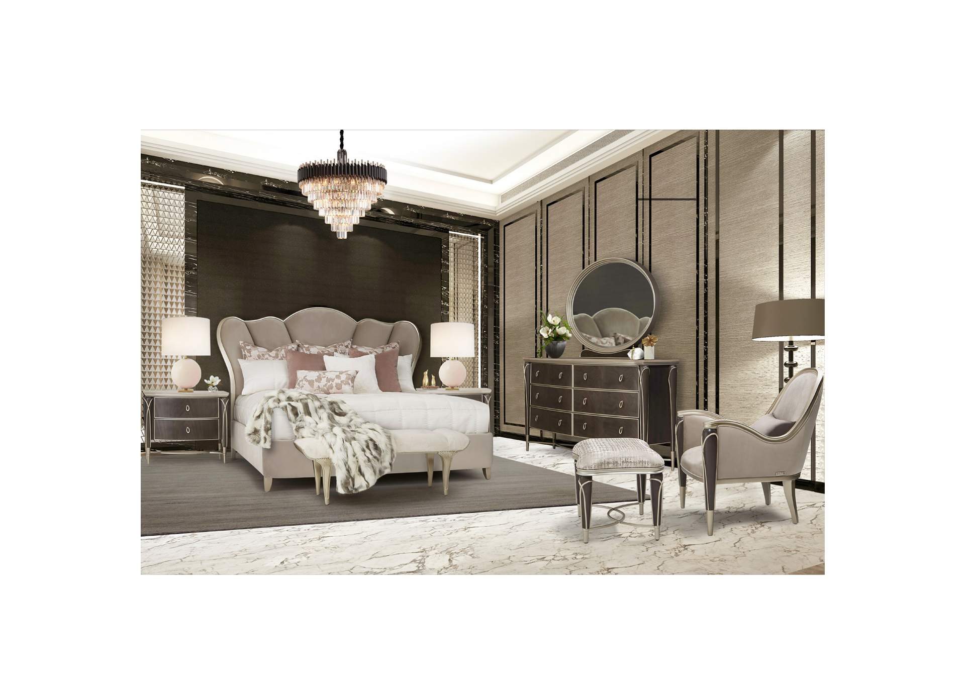 Villa cherie Bed Bench - Hazelnut image 8