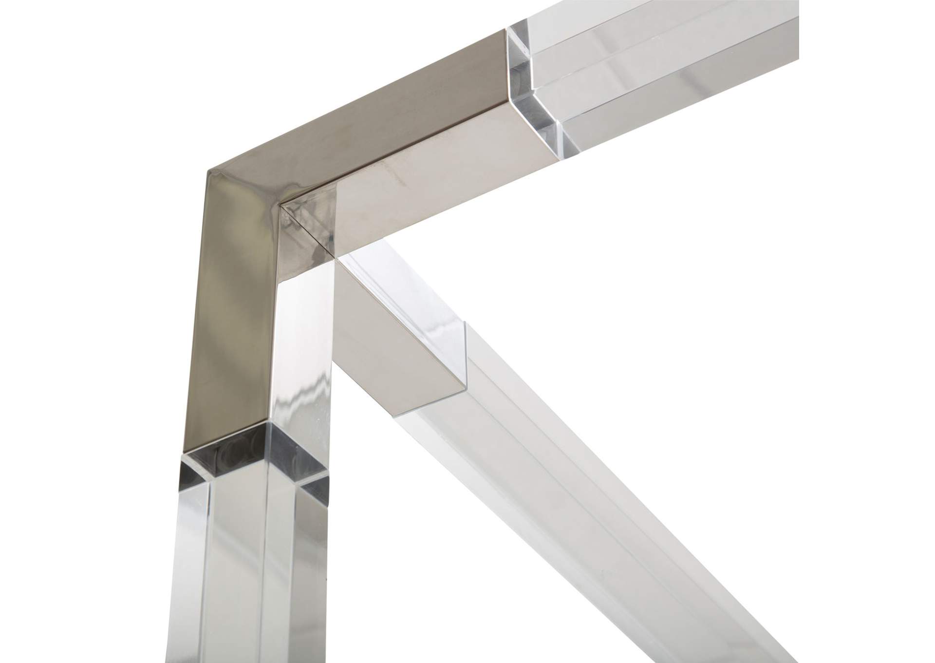 State St. California King Canopy Bed - Satin White image 6