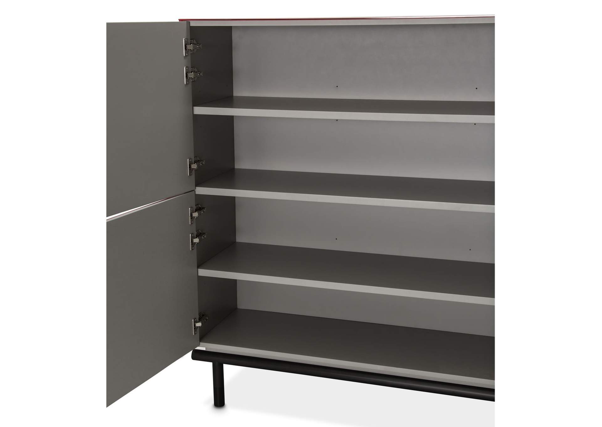 State St. Accent Cabinet - Saffron and Black Nickel image 4