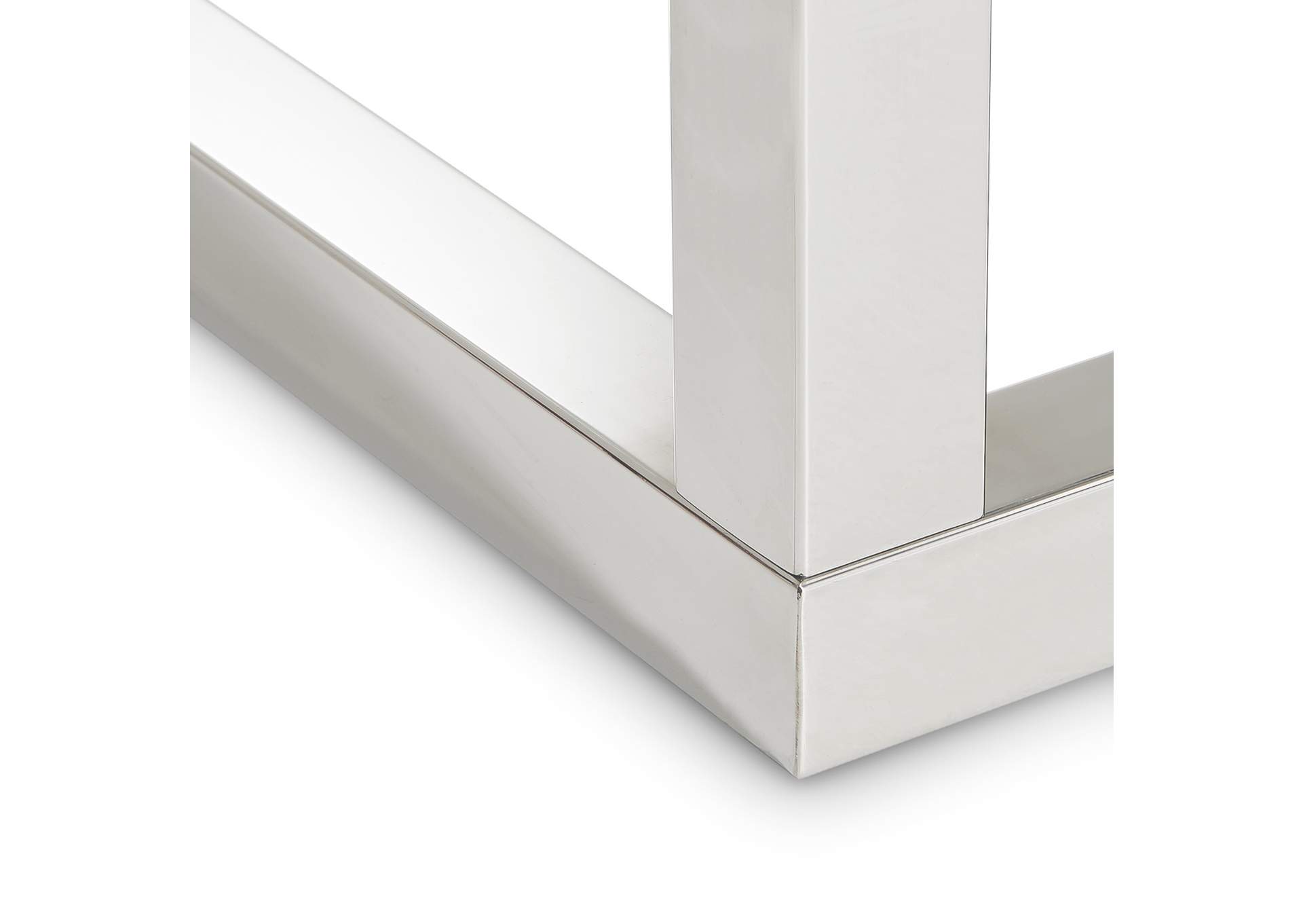State St. Square End Table - Stainless Steel image 7