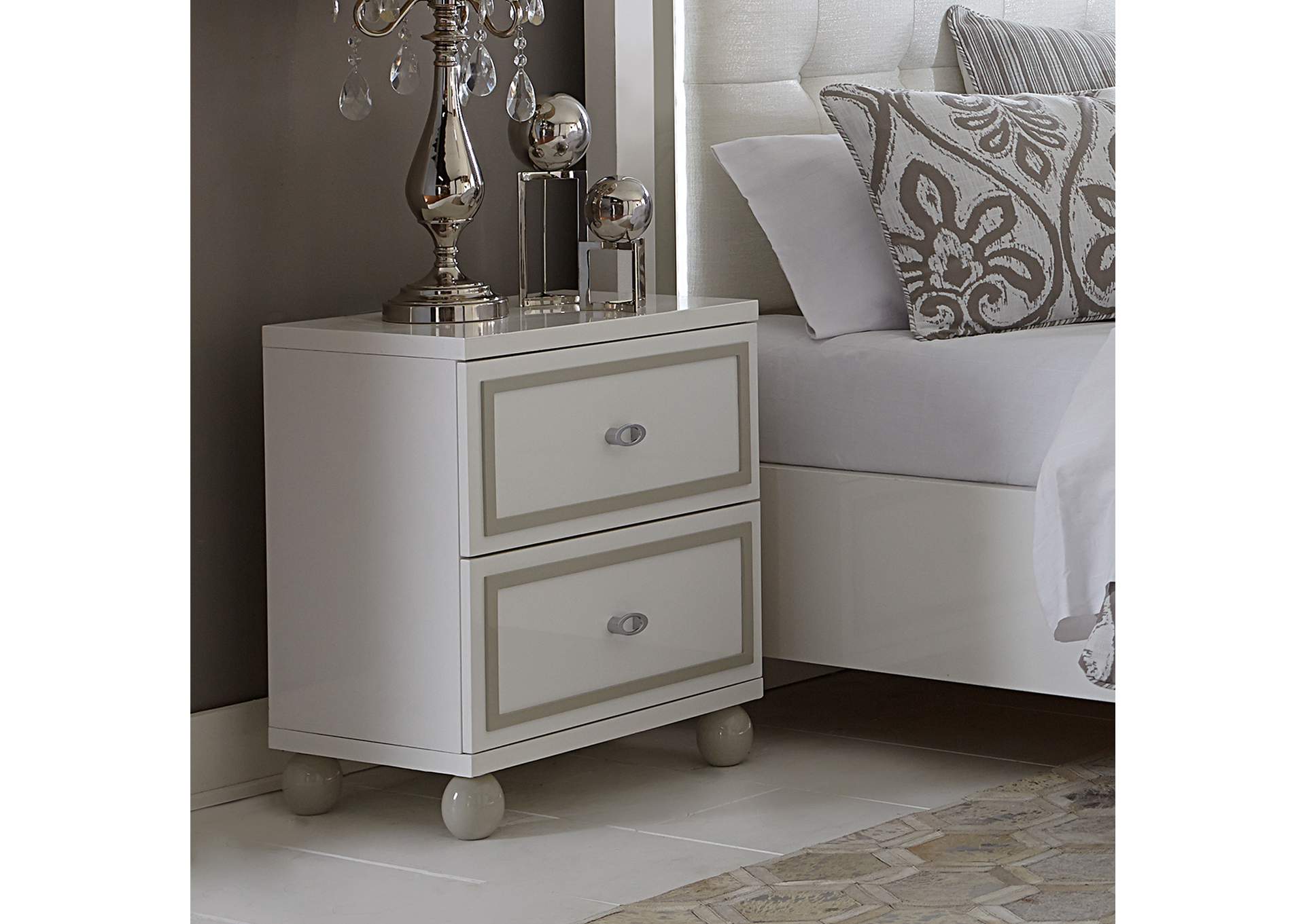 Sky Tower Nightstand - Cloud White image 5