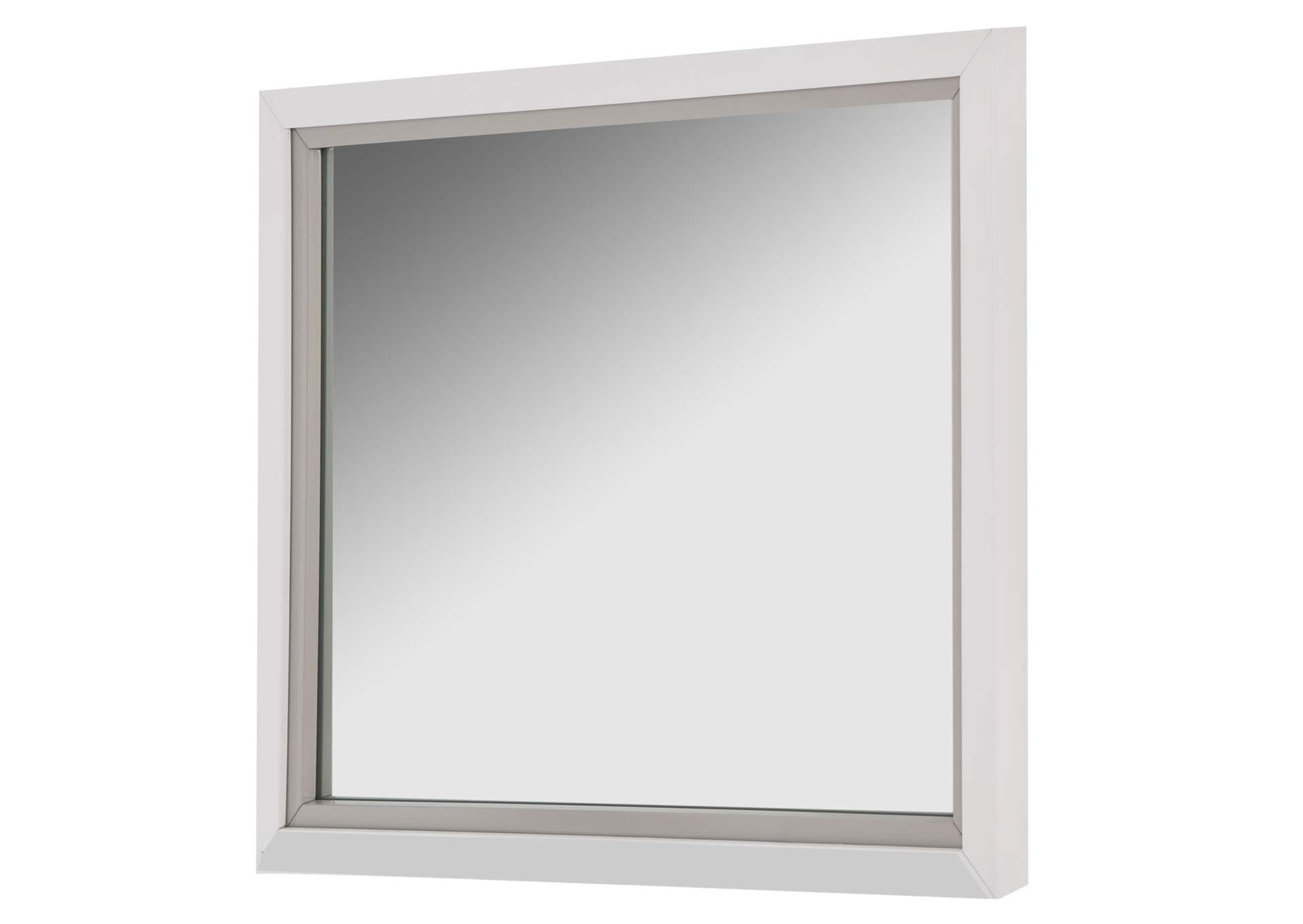 Sky Tower Wall Mirror - Cloud White image 1