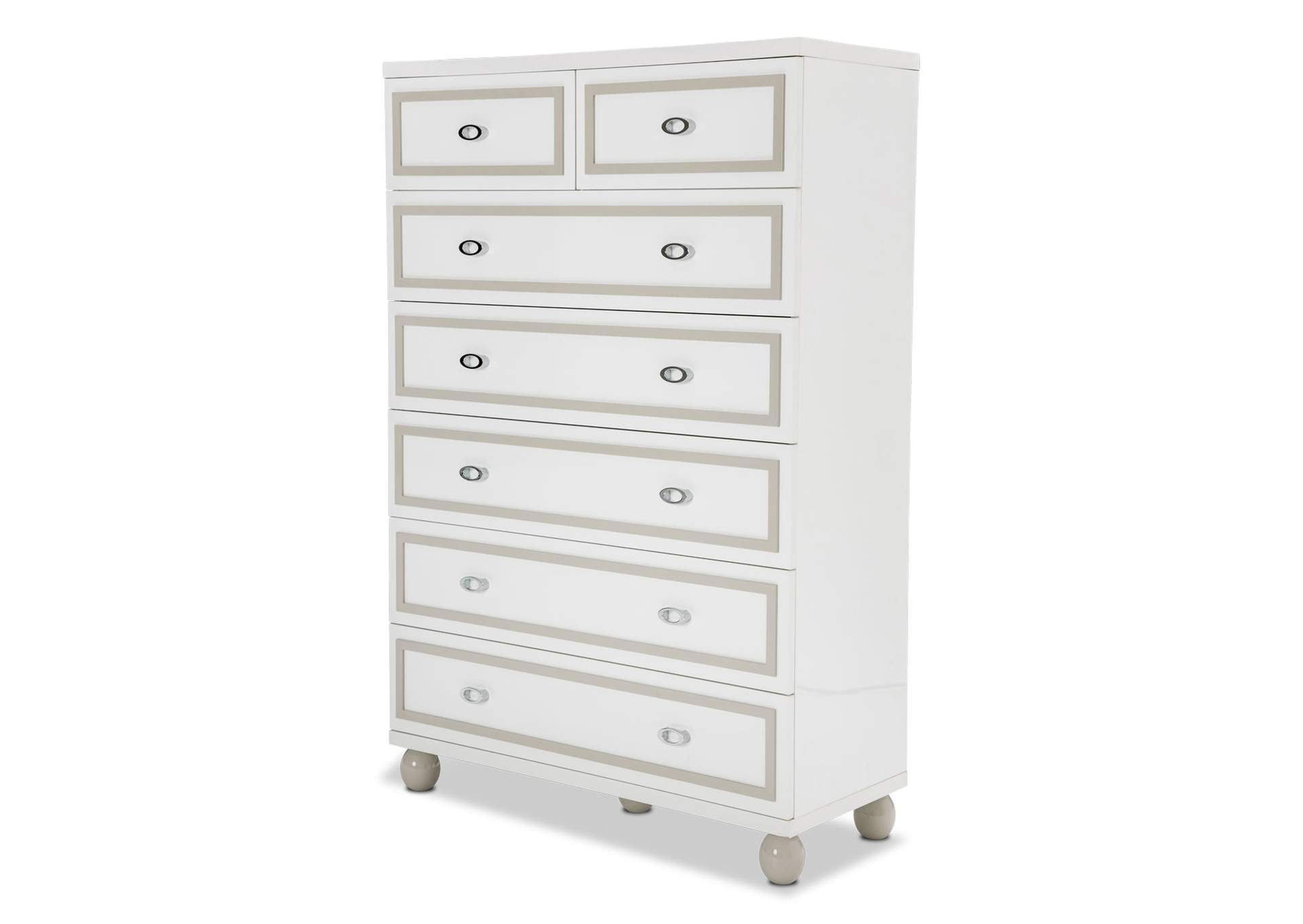 Sky Tower 7-Drawer Chest - Cloud White image 1