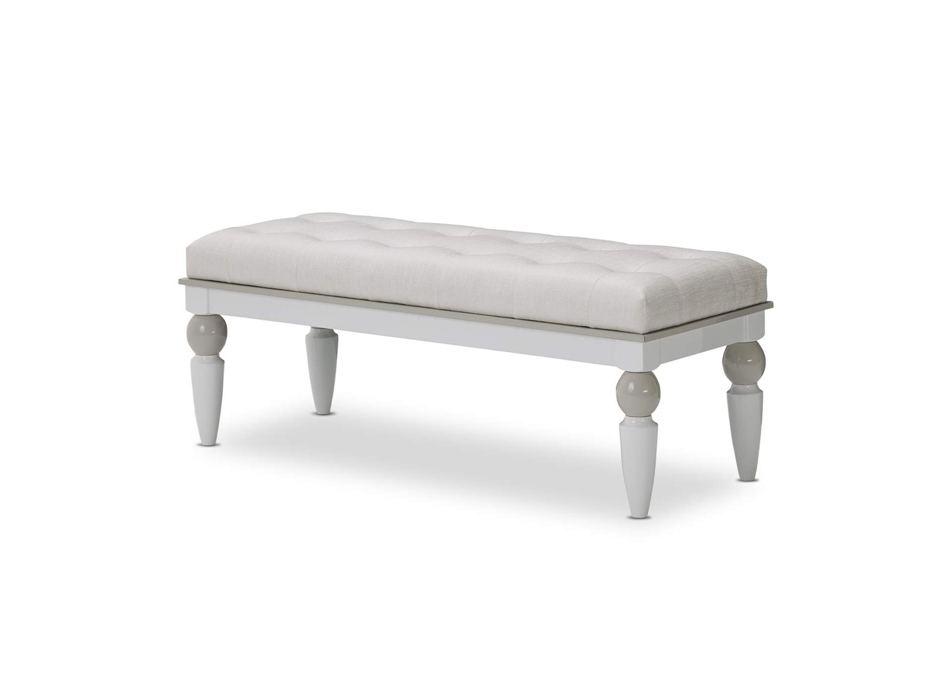 Sky Tower Bedside Bench - Cloud White image 1