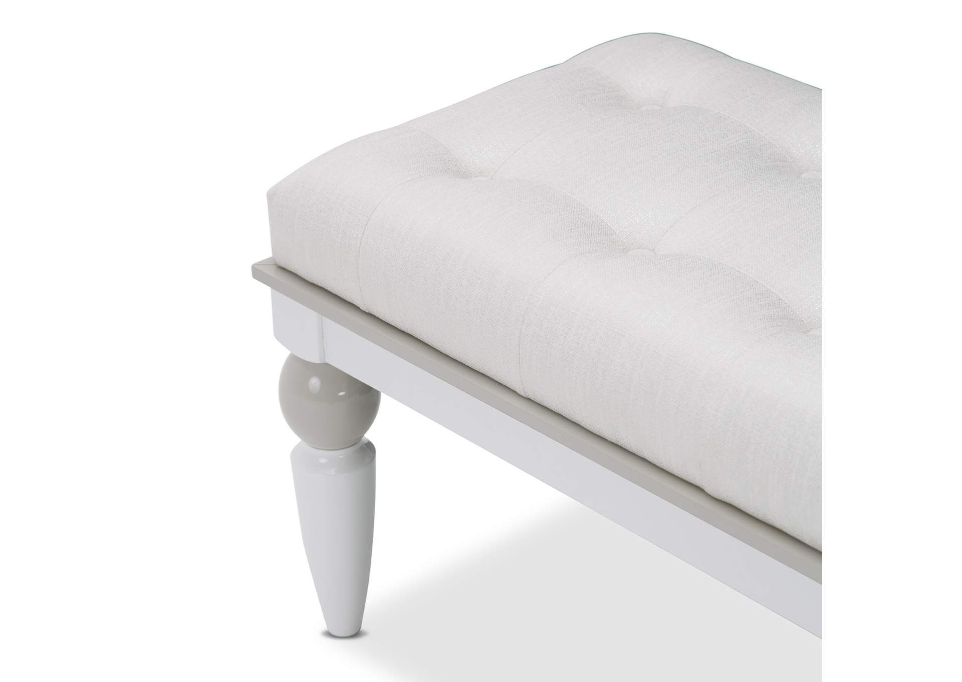 Sky Tower Bedside Bench - Cloud White image 3