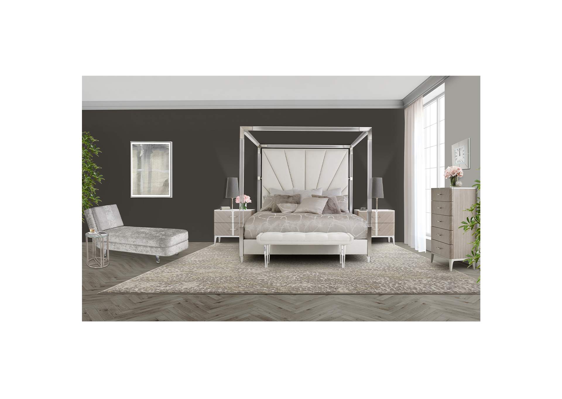 Lanterna Nightstand - Silver Mist image 10