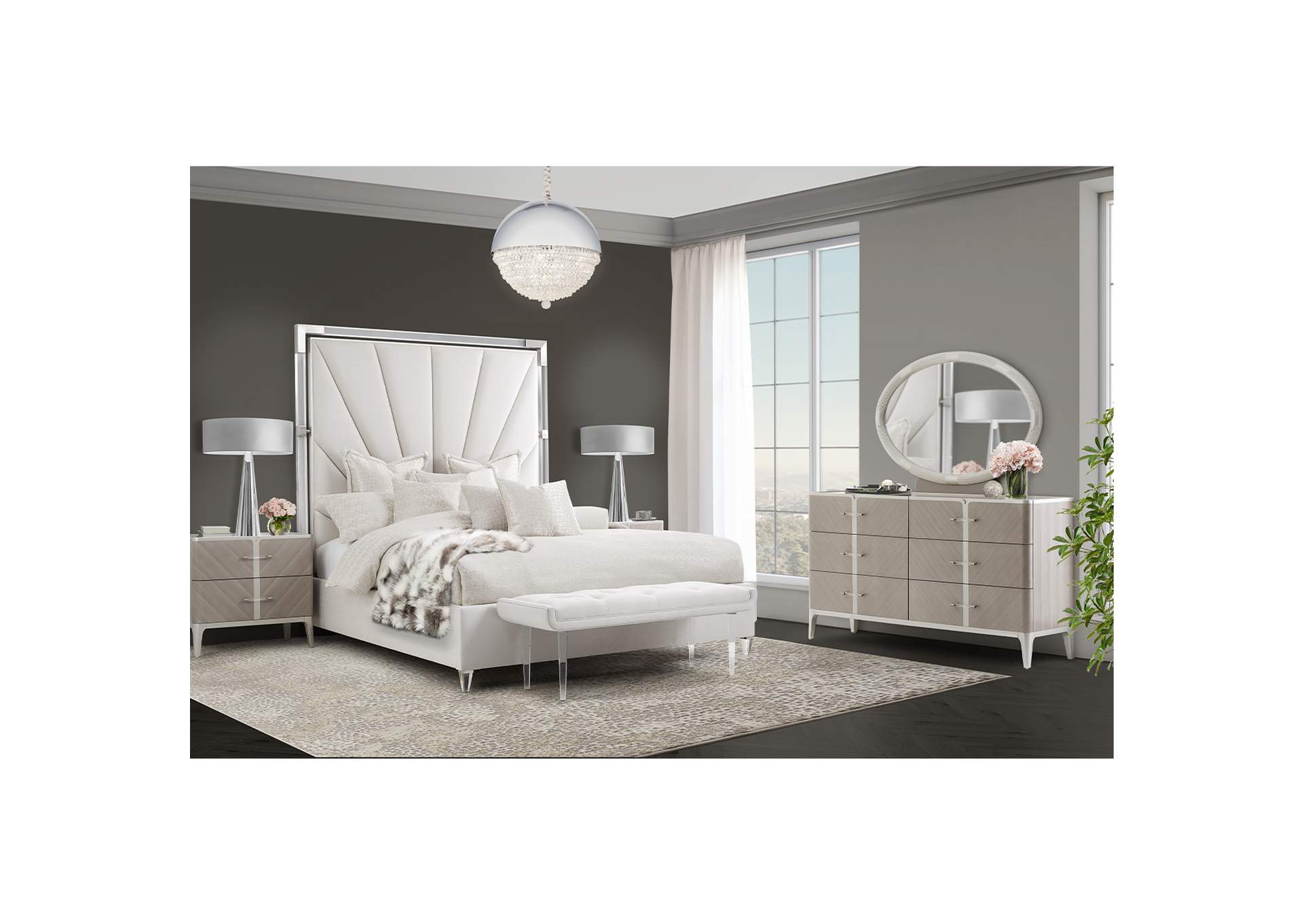 Lanterna Nightstand - Silver Mist image 9