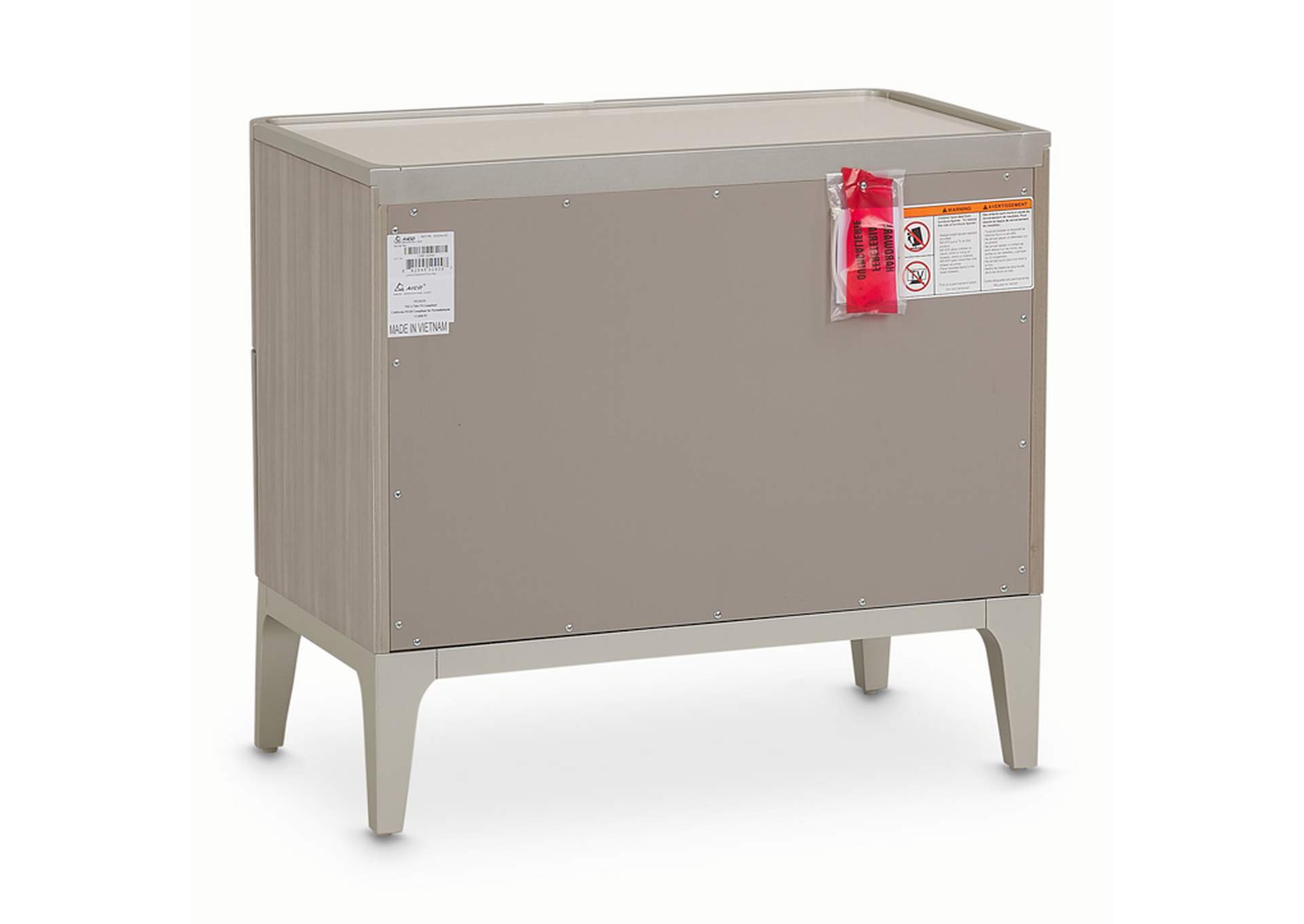 Lanterna Nightstand - Silver Mist
