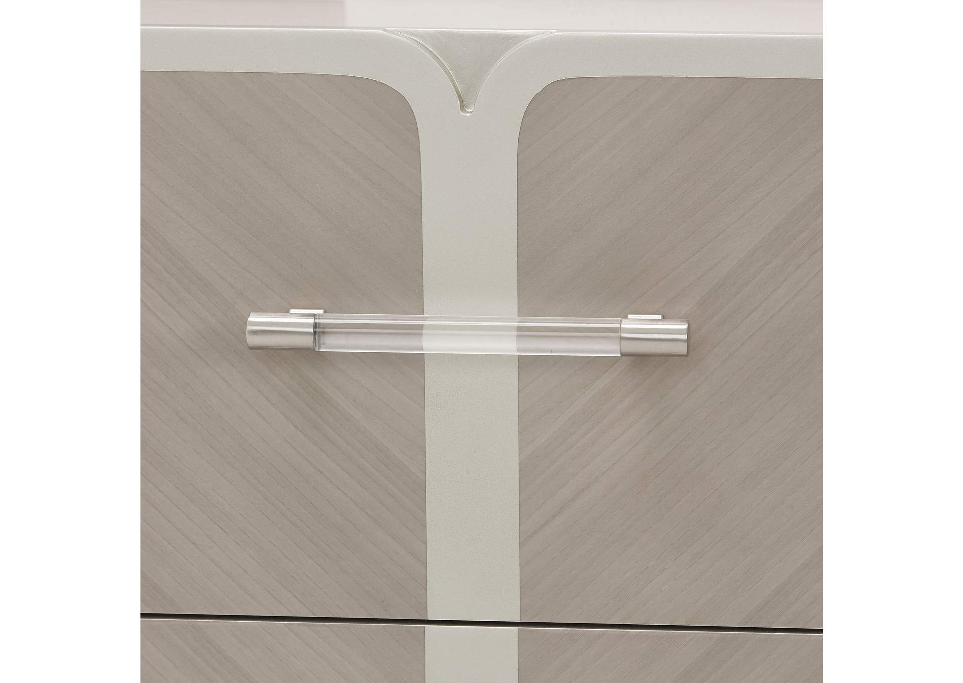 Lanterna Dresser and Mirror - Silver Mist image 14