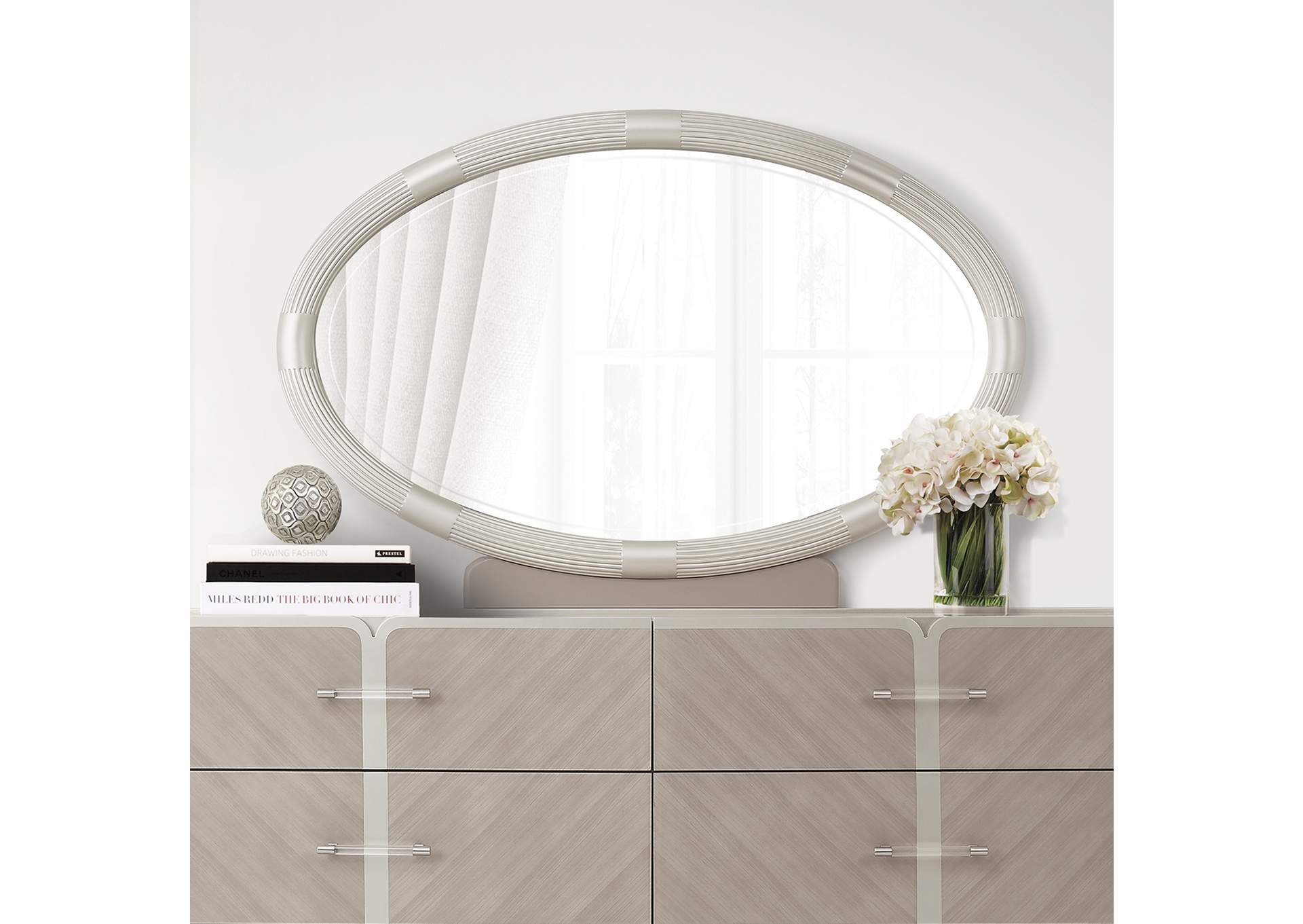 Lanterna Dresser Mirror - Silver Mist image 6