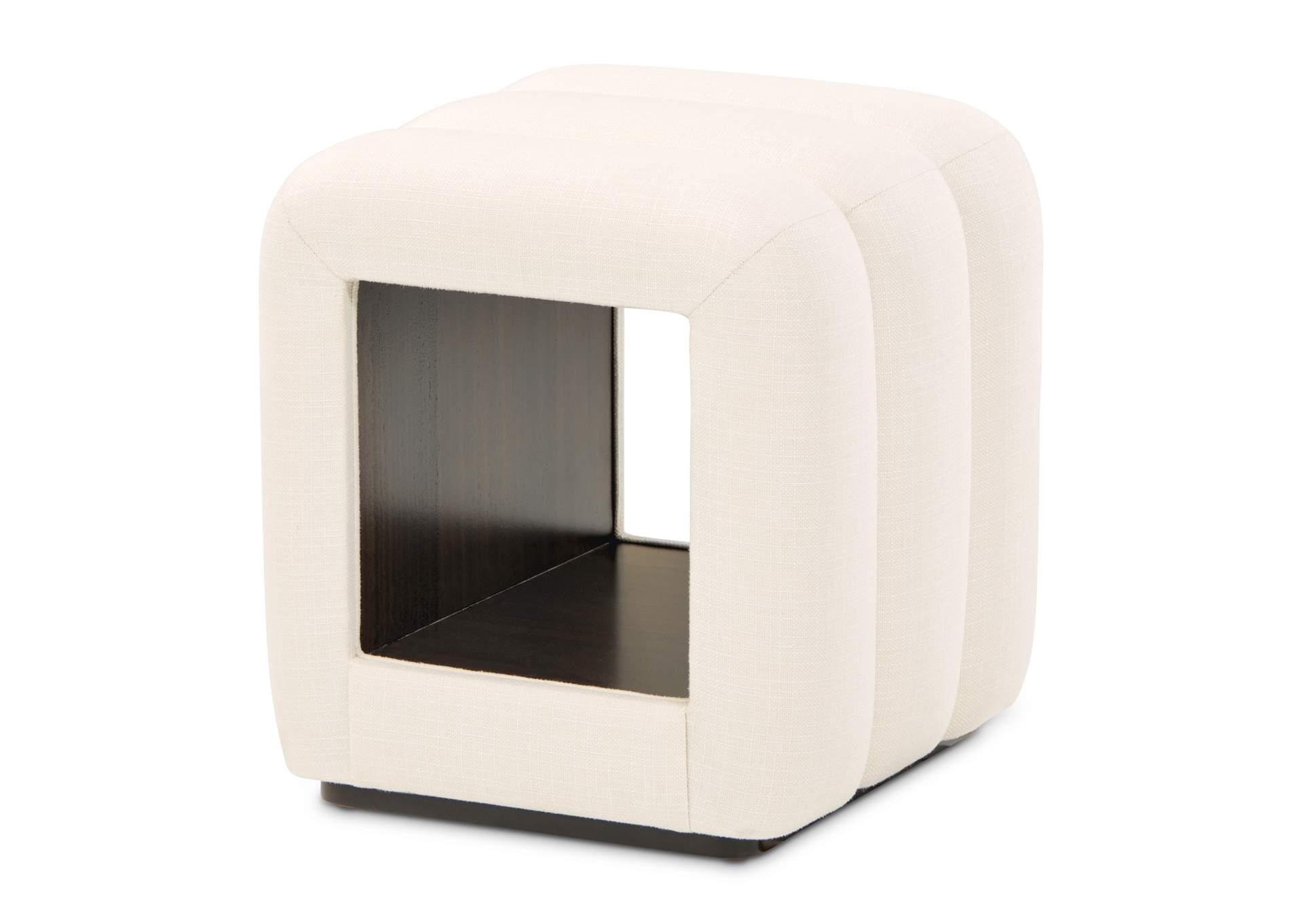Belmont Place Vanity Bench - Cream and Espresso image 1