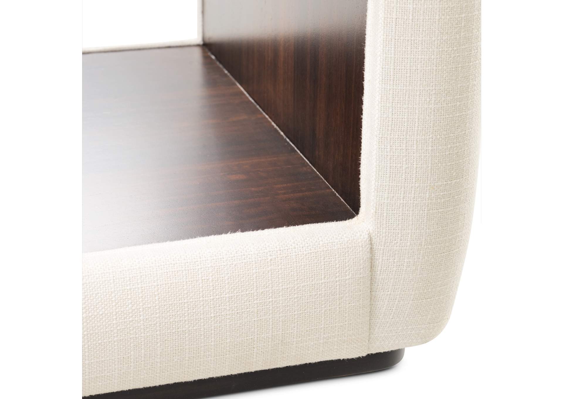 Belmont Place Vanity Bench - Cream and Espresso image 9