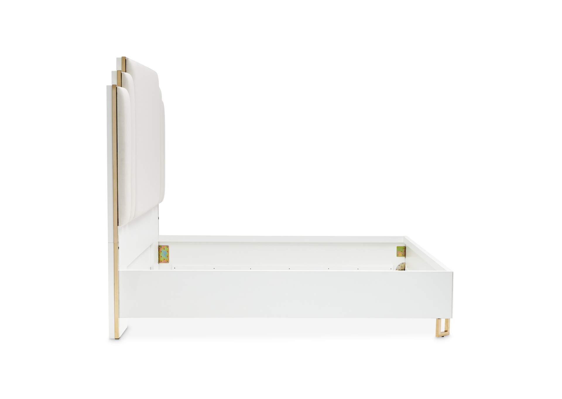 Palm Gate Queen Upholstered Bed - Cloud White image 21