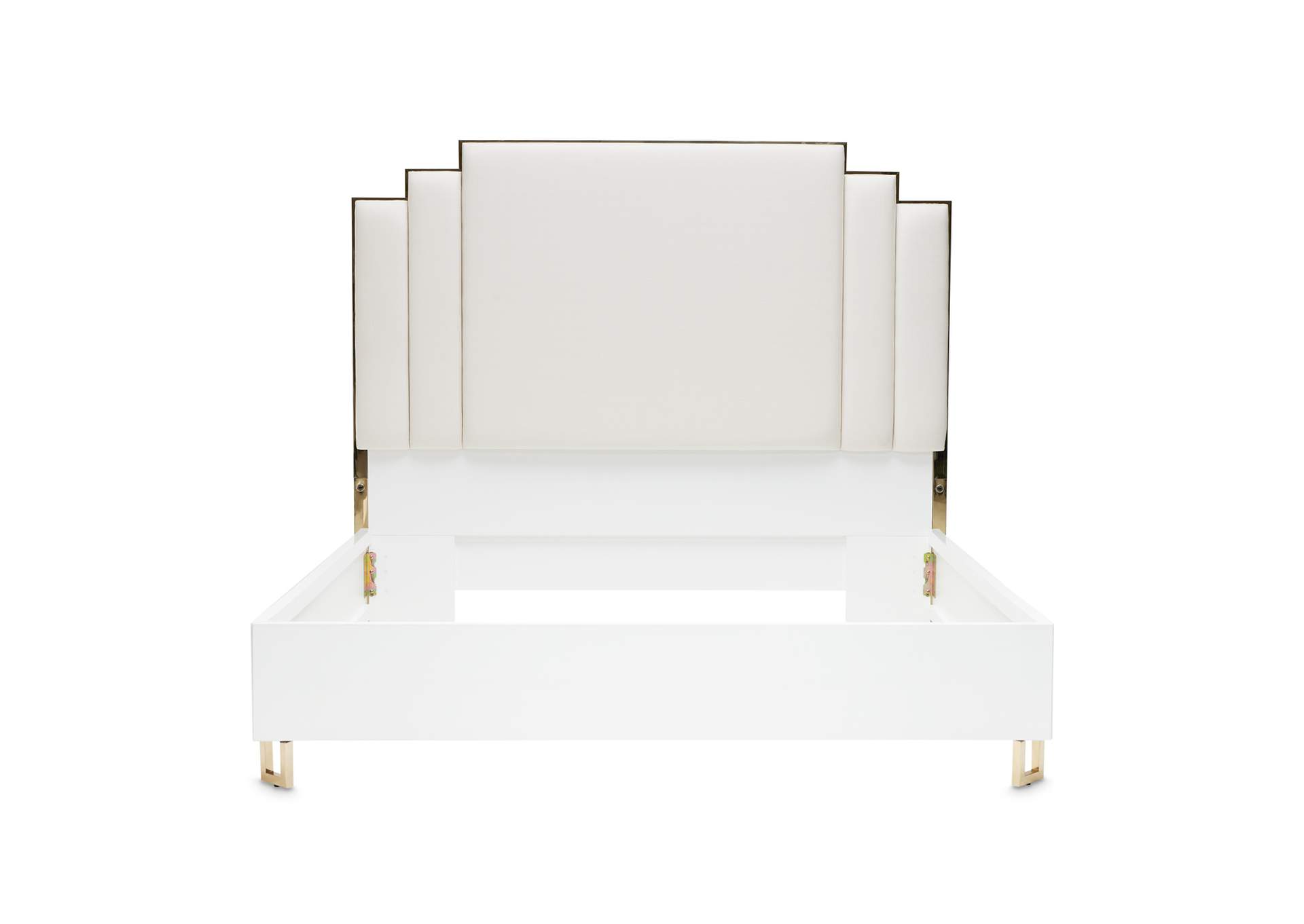 Palm Gate Queen Upholstered Bed - Cloud White image 18