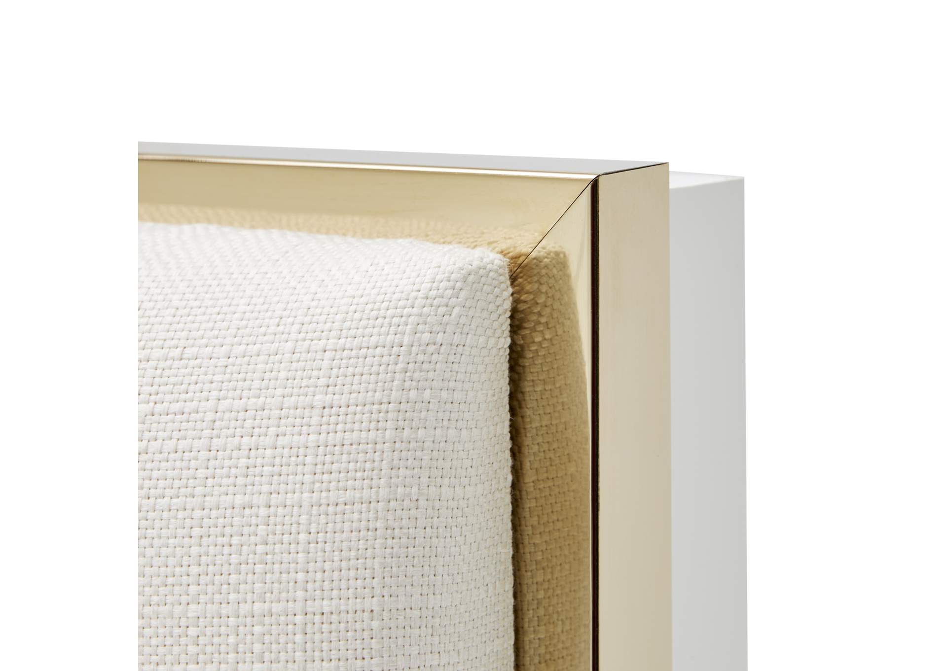 Palm Gate Queen Upholstered Bed - Cloud White image 8