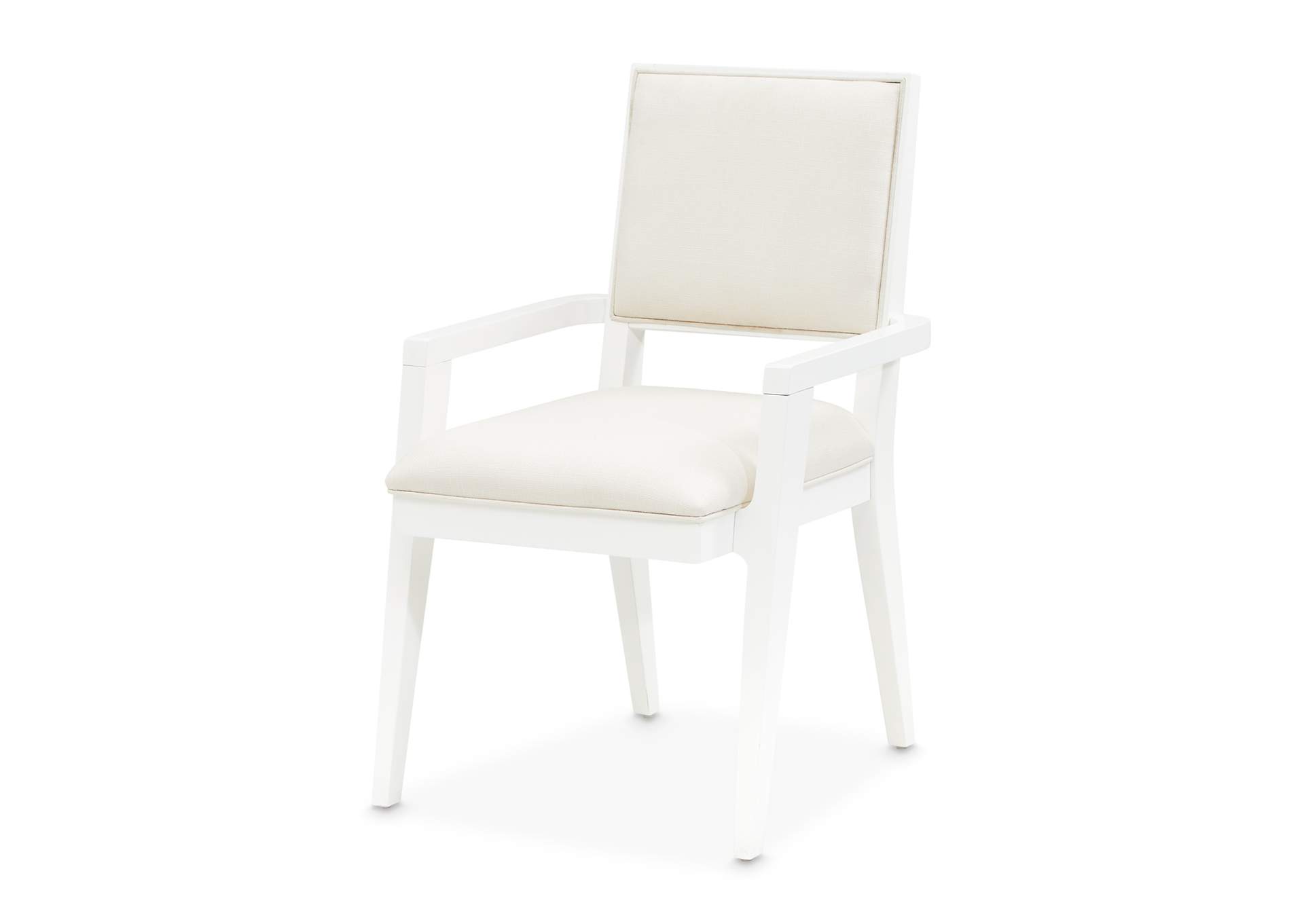 Palm Gate Arm Chair - Cloud White image 1