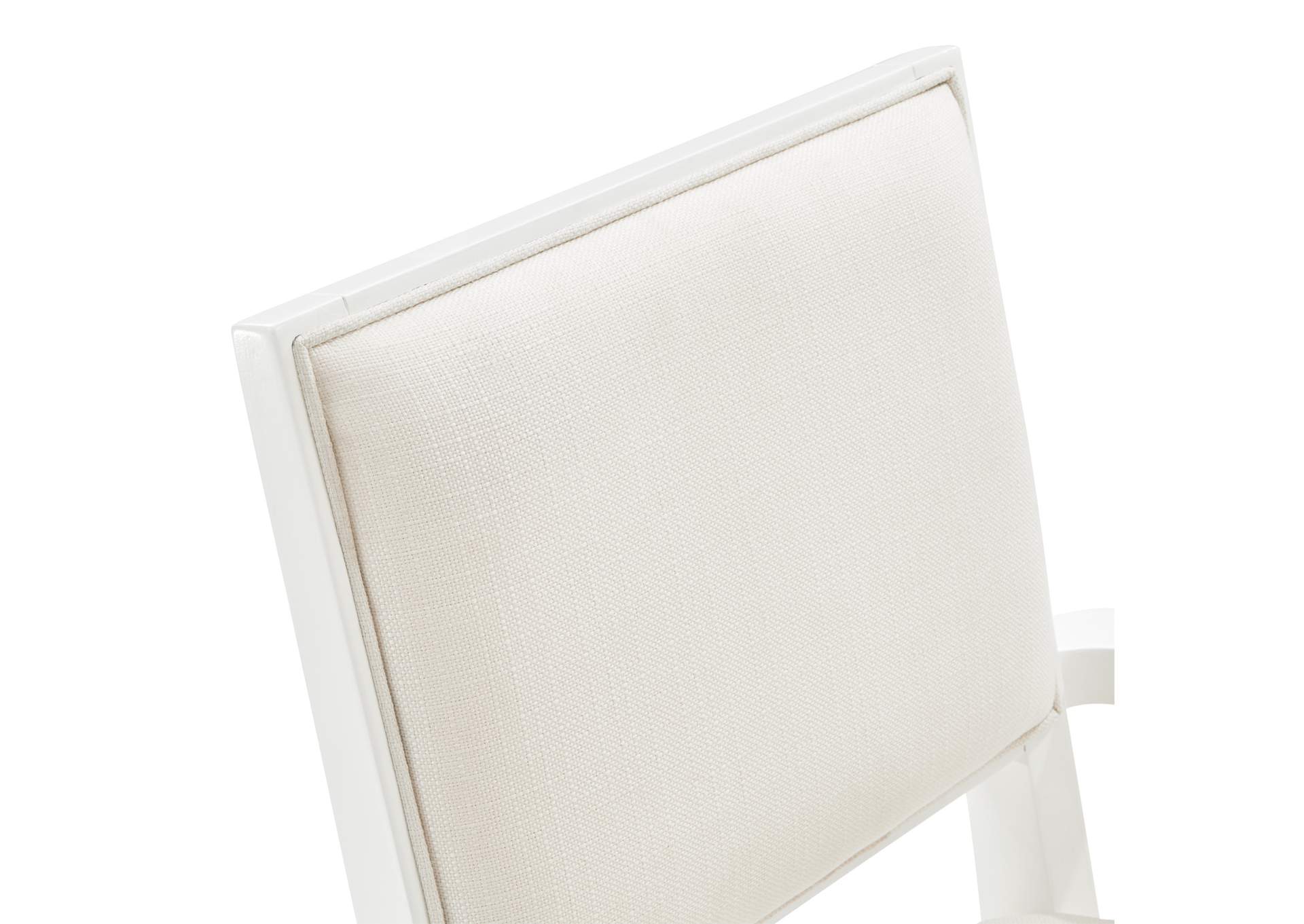 Palm Gate Arm Chair - Cloud White image 8